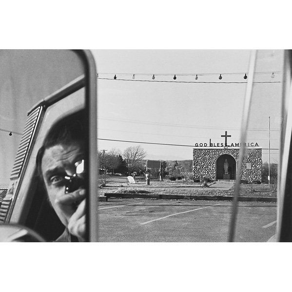 Lee Friedlander (American, b. 1934): Route 9W, NY, 1969; Gelatin silver print; Signed, dated and titled; 7 3/8" x 11 1/8" (image); 11" x 14" (sheet)