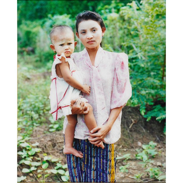 Chan Chao (Burmese, b. 1966): Sein Win Tin & Nay Thoo, 1997; Cibachrome (framed); 32 1/2" x 26 1/2" (sight); Provenance: Numark Gallery, Washington D.C. (label on verso)