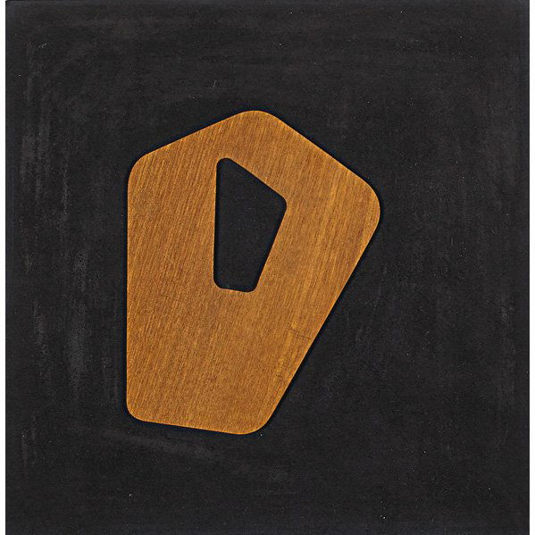 Jean Arp (French, 1886-1966): Améga dans l'omega, 1960; Wood relief on suede over board box (accompanied by "The Spiritual Mission of Art" by Michael Seuphor); Signed, dated, titled and numbered on artist's label; 6 1/4" x 4 7/8"