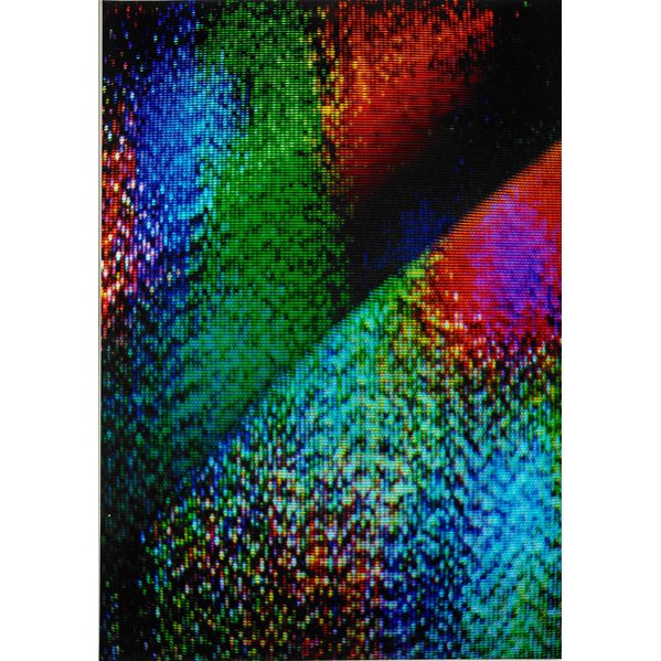 Tauba Auerbach (American, b. 1981): Static 18, 2011; C-print (framed); Signed and numbered from an edition of 30; 22 3/4" x 15 7/8" (sheet); Provenance: Private Collection, New York