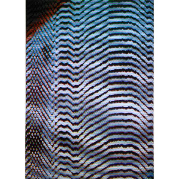 Tauba Auerbach (American, b. 1981): Static 19, 2011; C-print (framed); Signed and numbered from an edition of 30; 22 3/4" x 15 7/8" (sheet); Provenance: Private Collection, New York