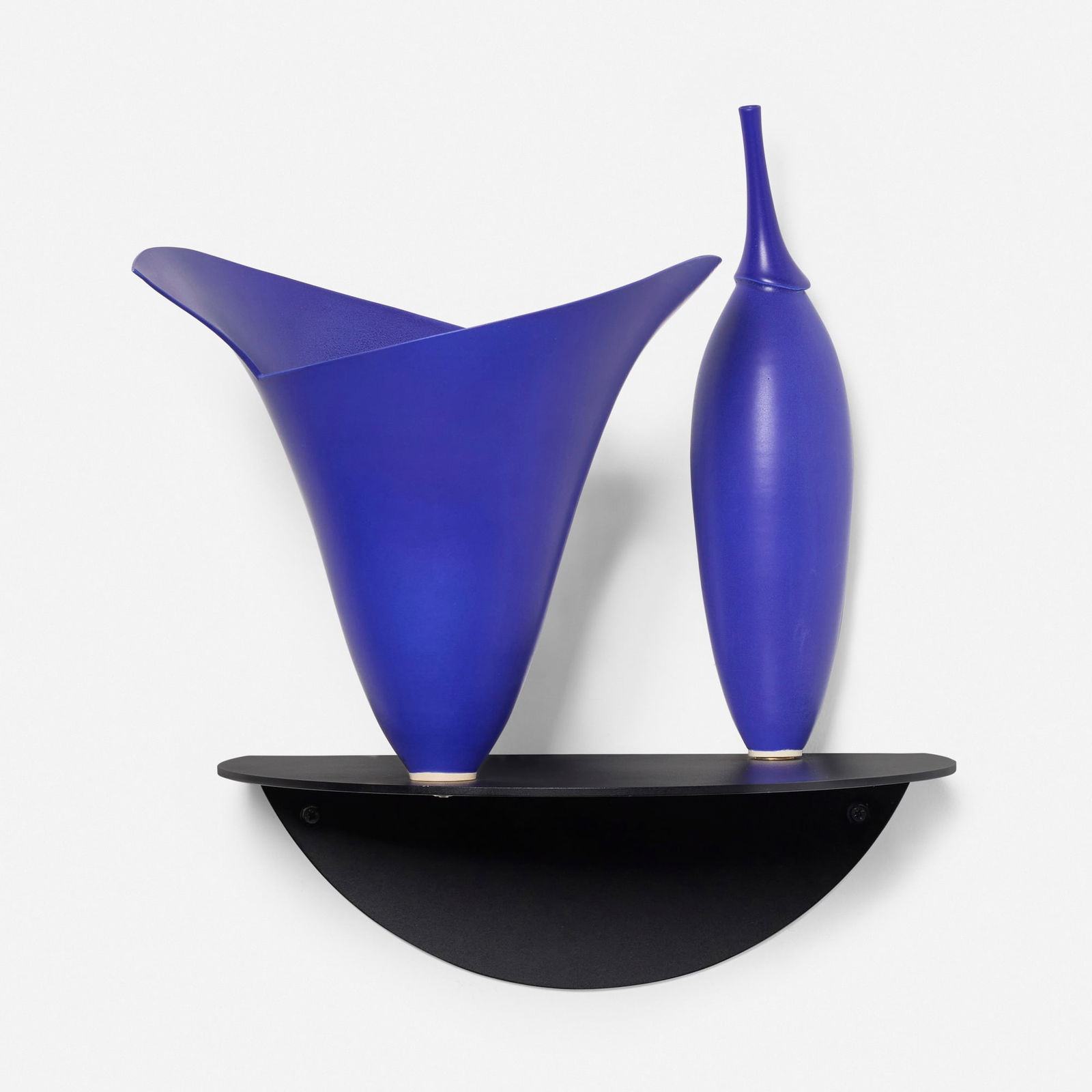 Elsa Rady, Still Life No. 39: Elsa Rady Still Life No. 39 1989glazed porcelain, enameled aluminum overall: 19 h x 16 w x 9.5 d in (48 x 41 x 24 cm) Provenance: Private Collection, Idaho