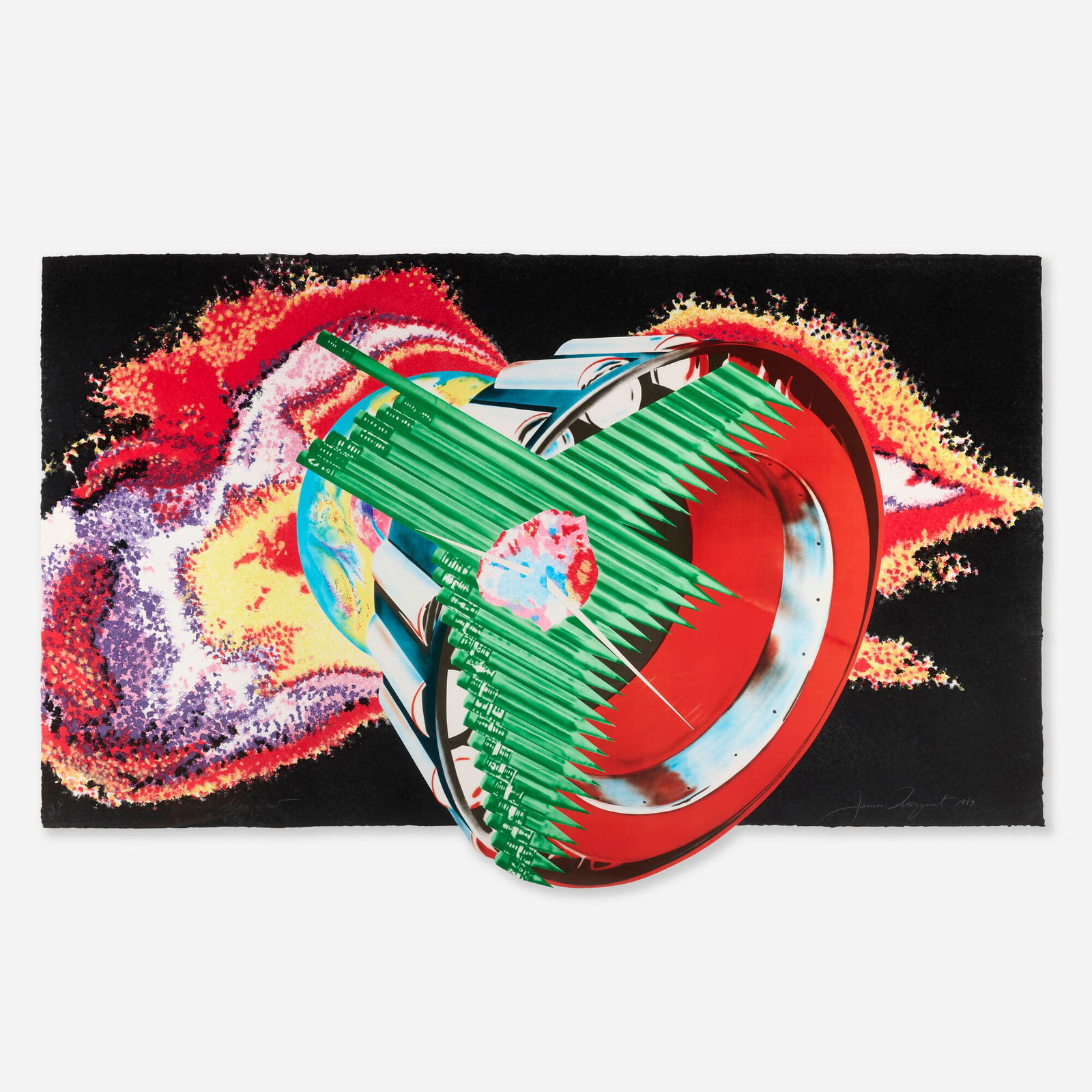 James Rosenquist, Space Dust (from the Welcome to the Water Planet portfolio) (1 of 4)