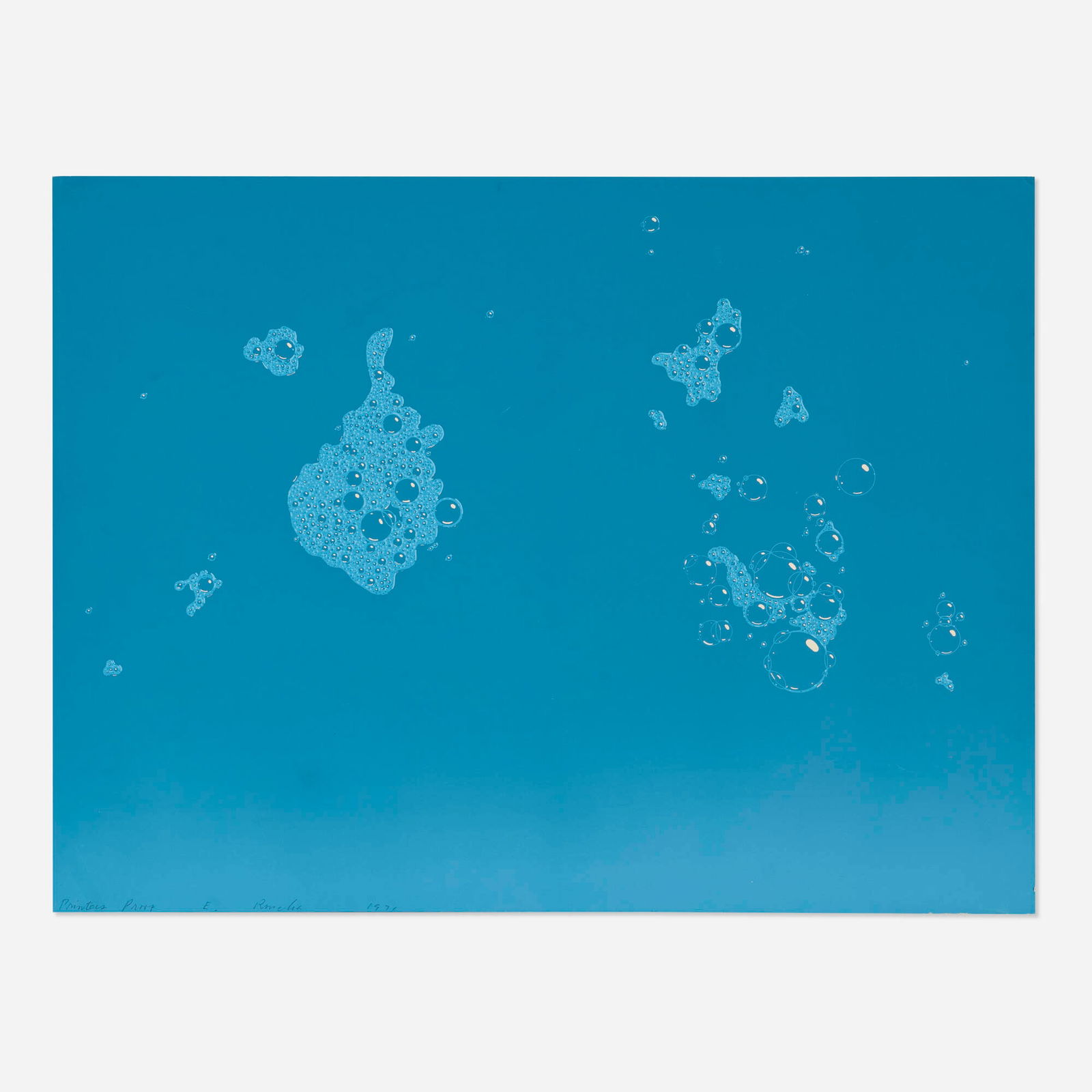 Ed Ruscha, Blue Suds (1 of 3)