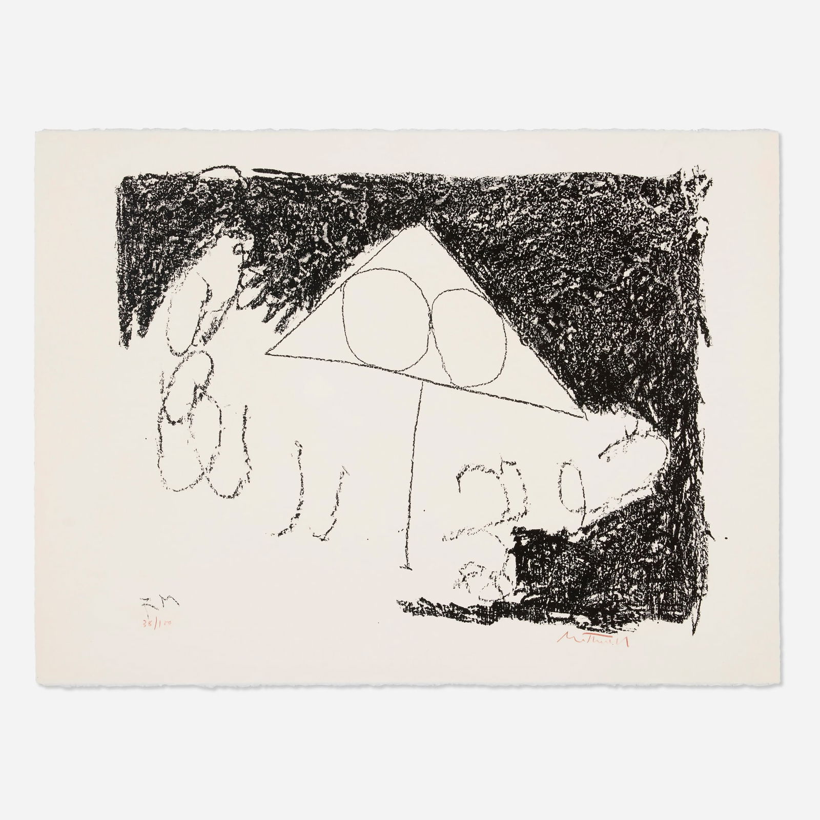 Robert Motherwell, Madrid Suite E (from the Madrid Suite) (1 of 3)