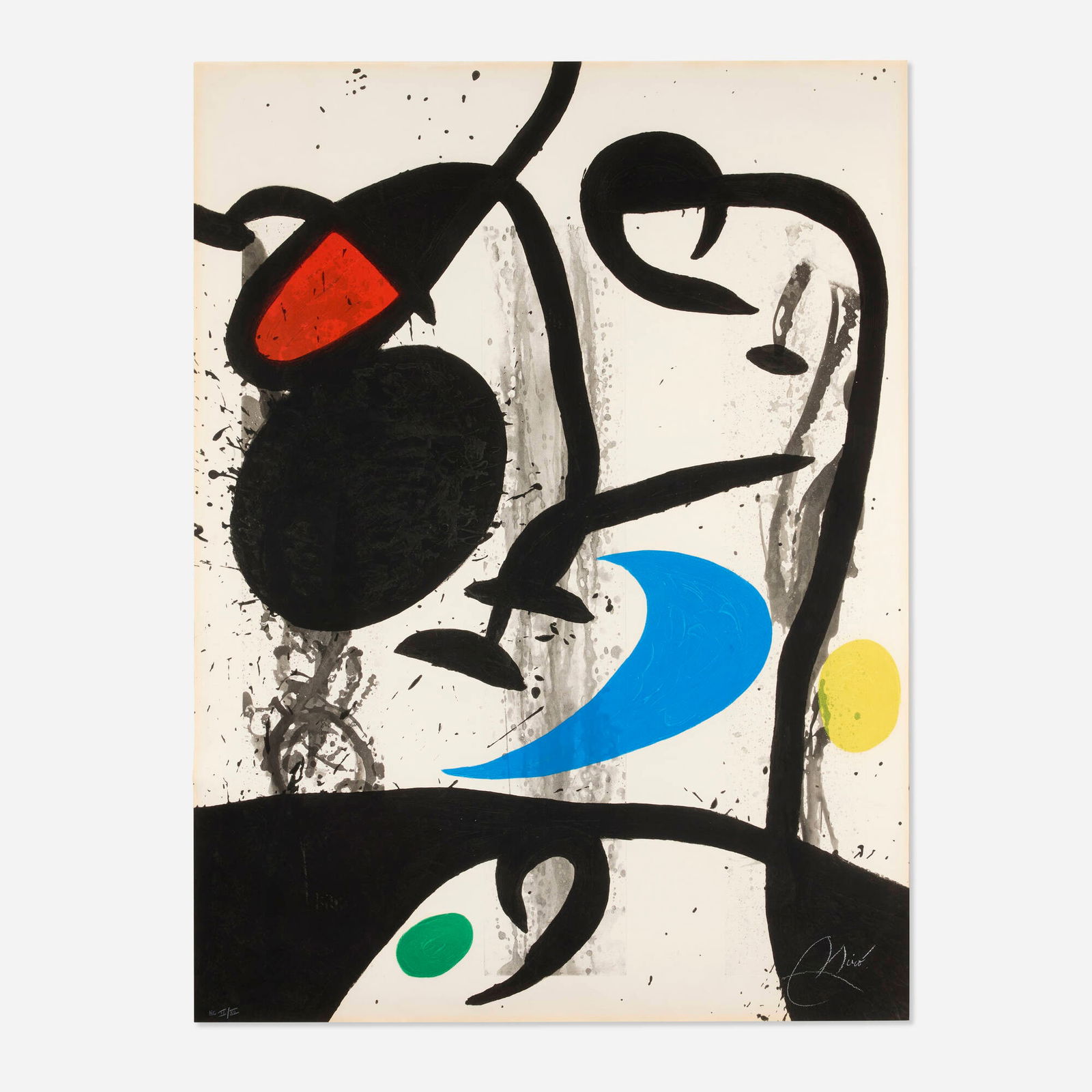 Joan Miro, Grand triptyque noir (1 of 4)