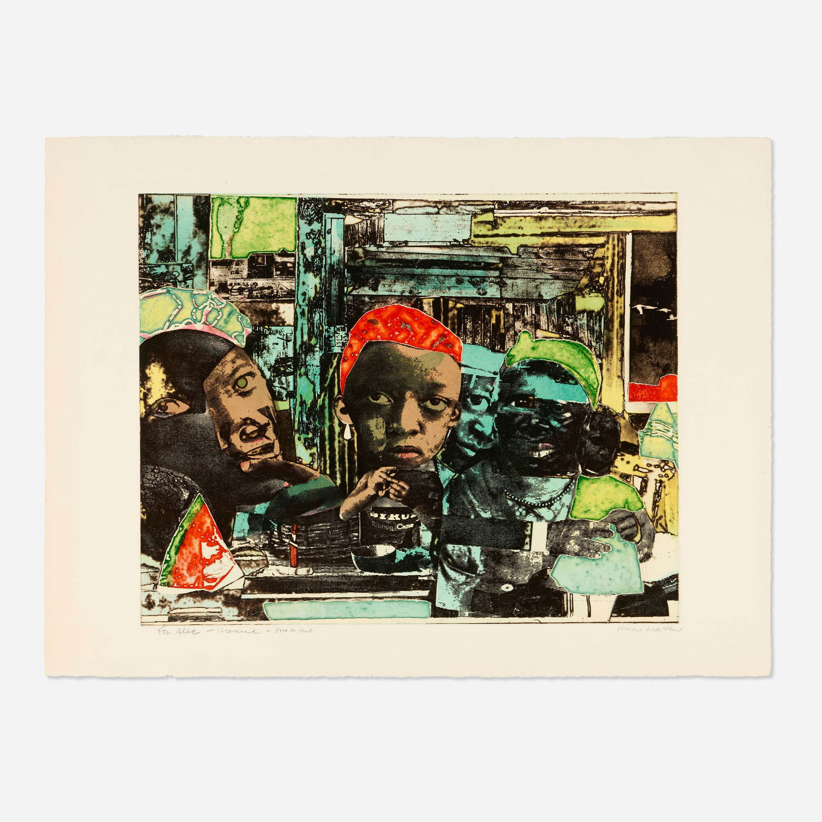 Romare Bearden, The Train (1 of 3)