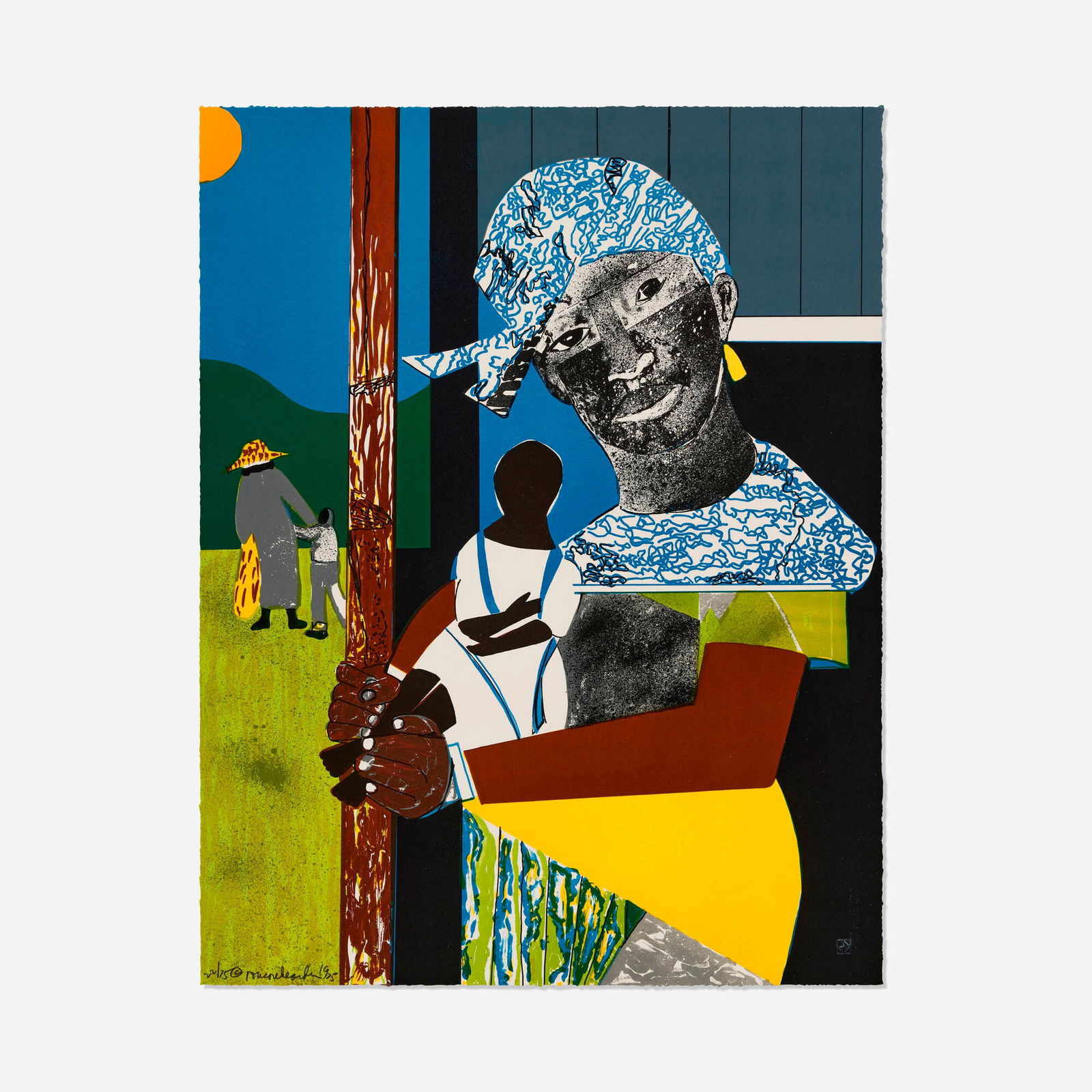 Romare Bearden, Come Sunday (from 1776 USA 1976: Bicentennial Prints portfolio) (1 of 3)