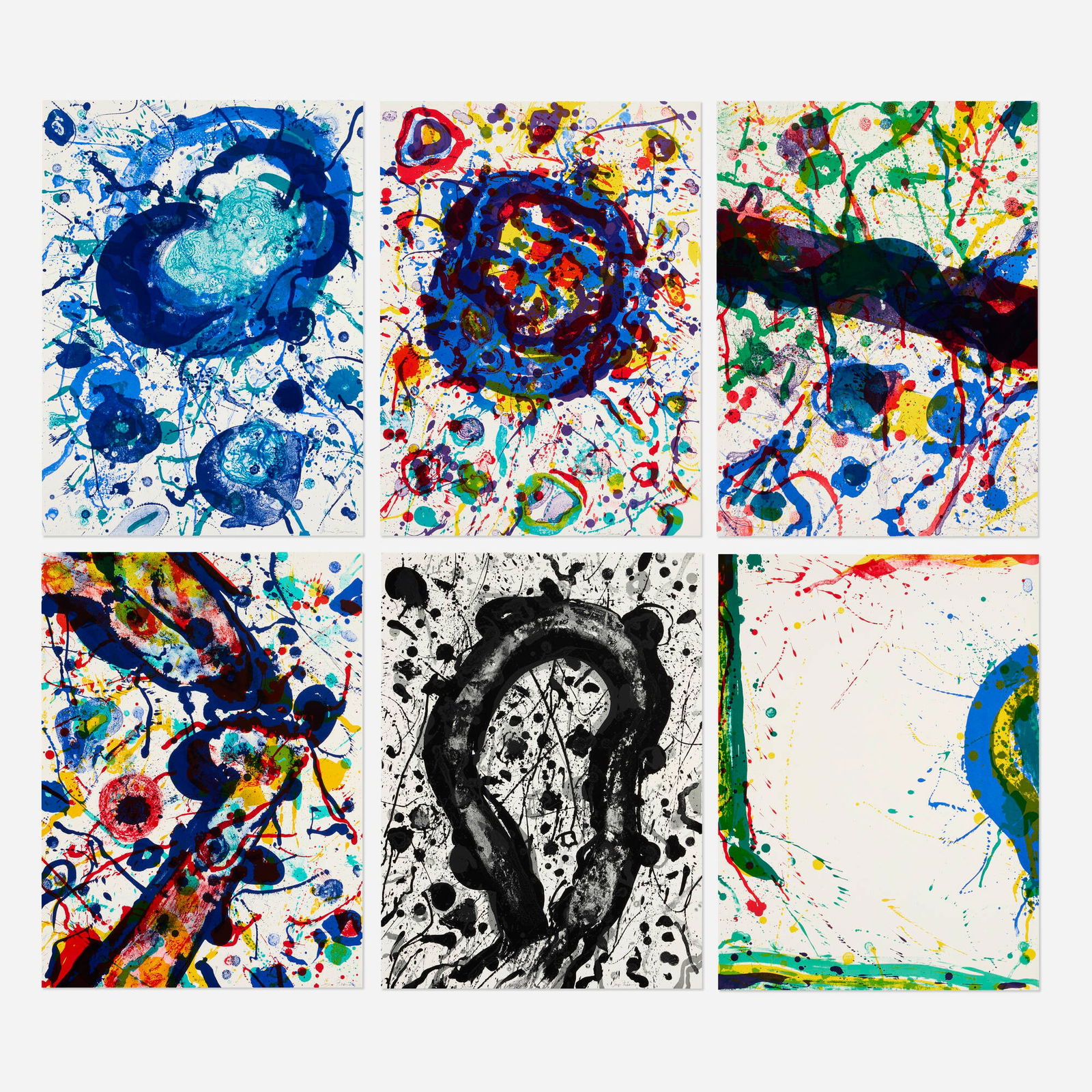 Sam Francis, Michel Waldberg: Poems dans le ciel (1 of 2)