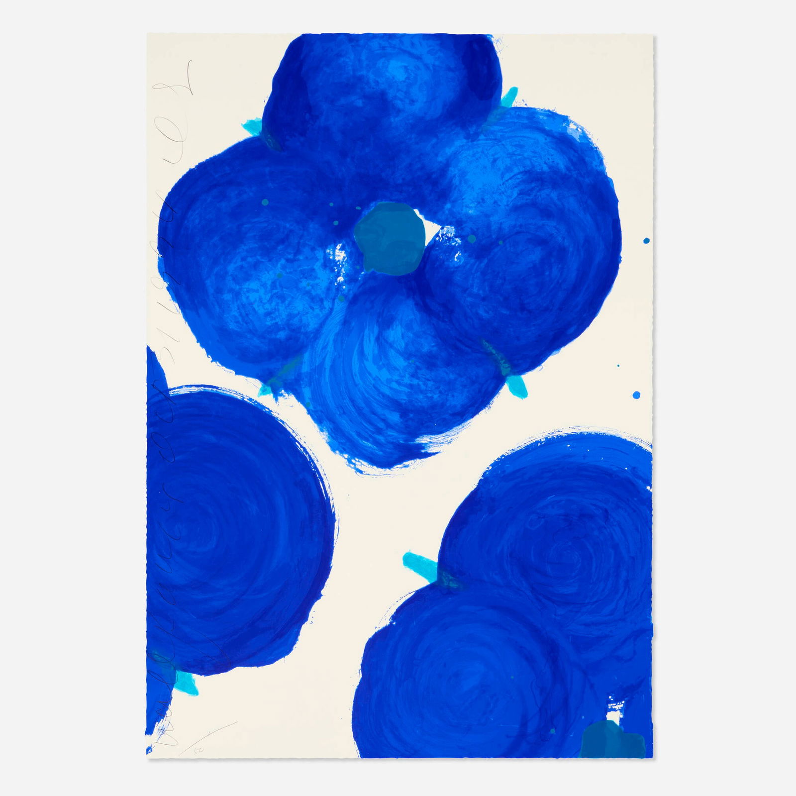 Donald Sultan, Wallflowers (from the Master American Contemporaries II portfolio) (1 of 3)