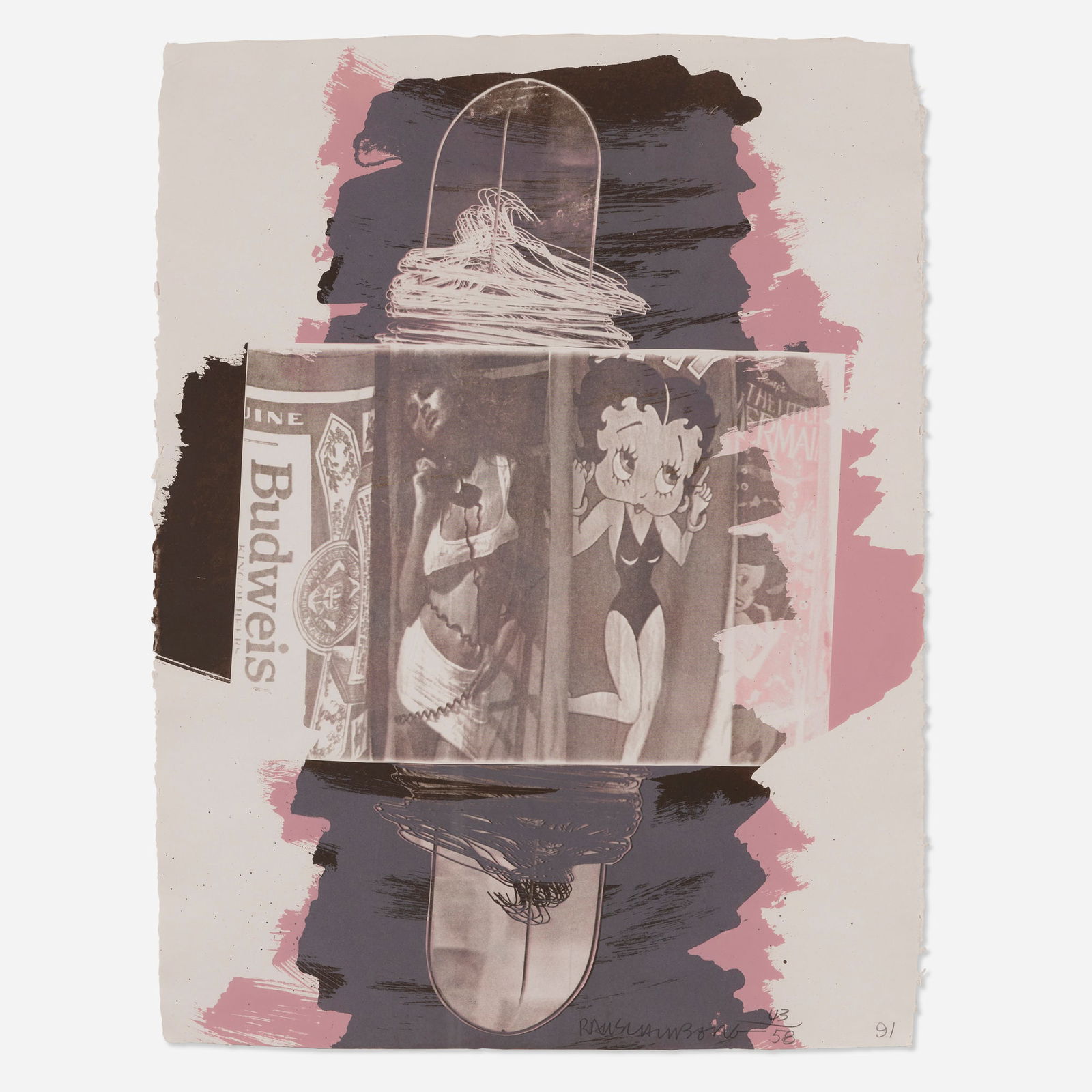 Robert Rauschenberg, Hollywood Sphinx (from the Illegal Tender L.A. series) (1 of 4)
