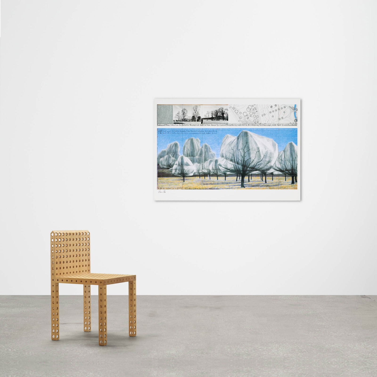 Christo, Wrapped Trees - 3