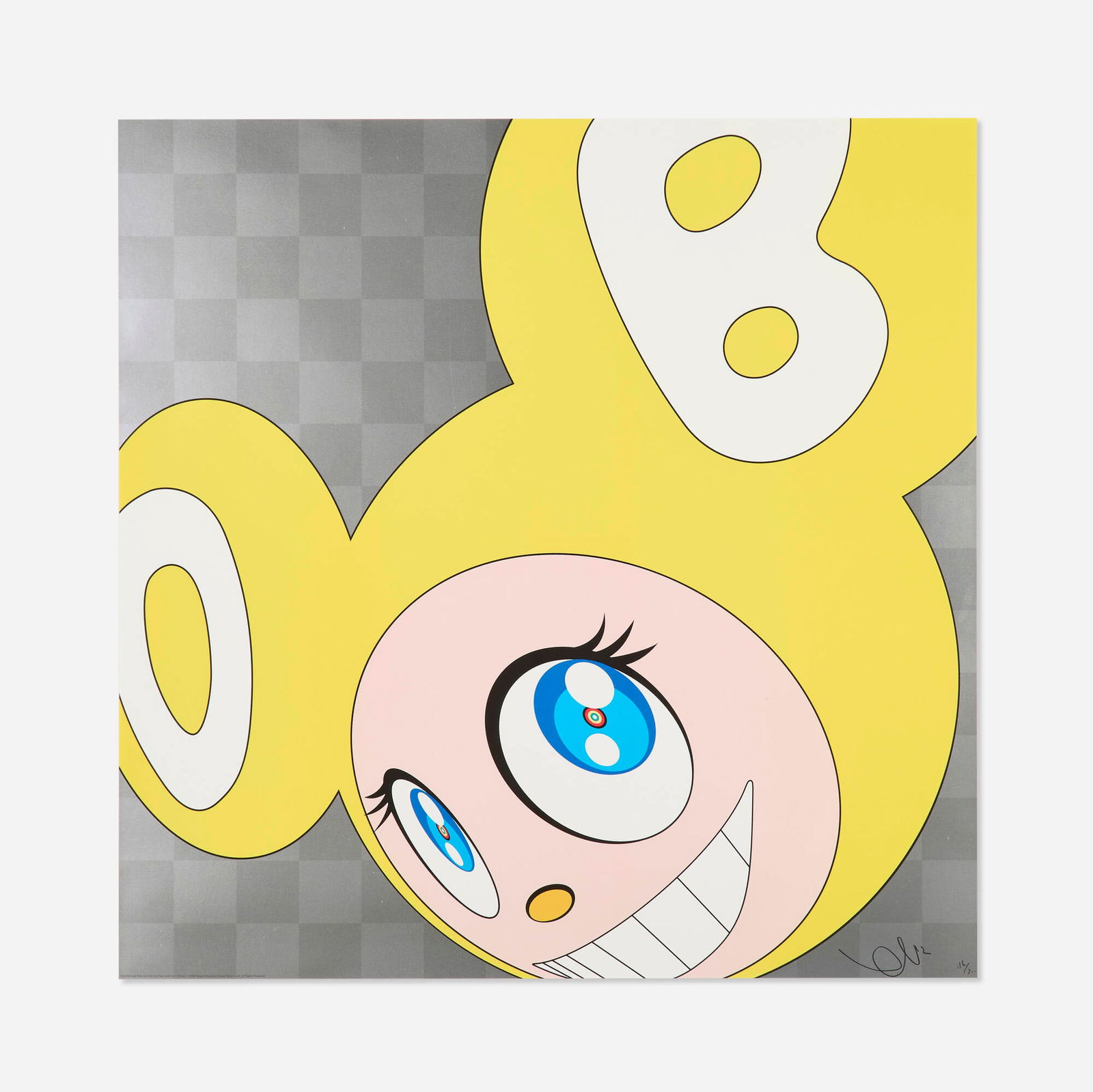 Takashi Murakami, And then and then and then and then and then (Yellow) (1 of 4)