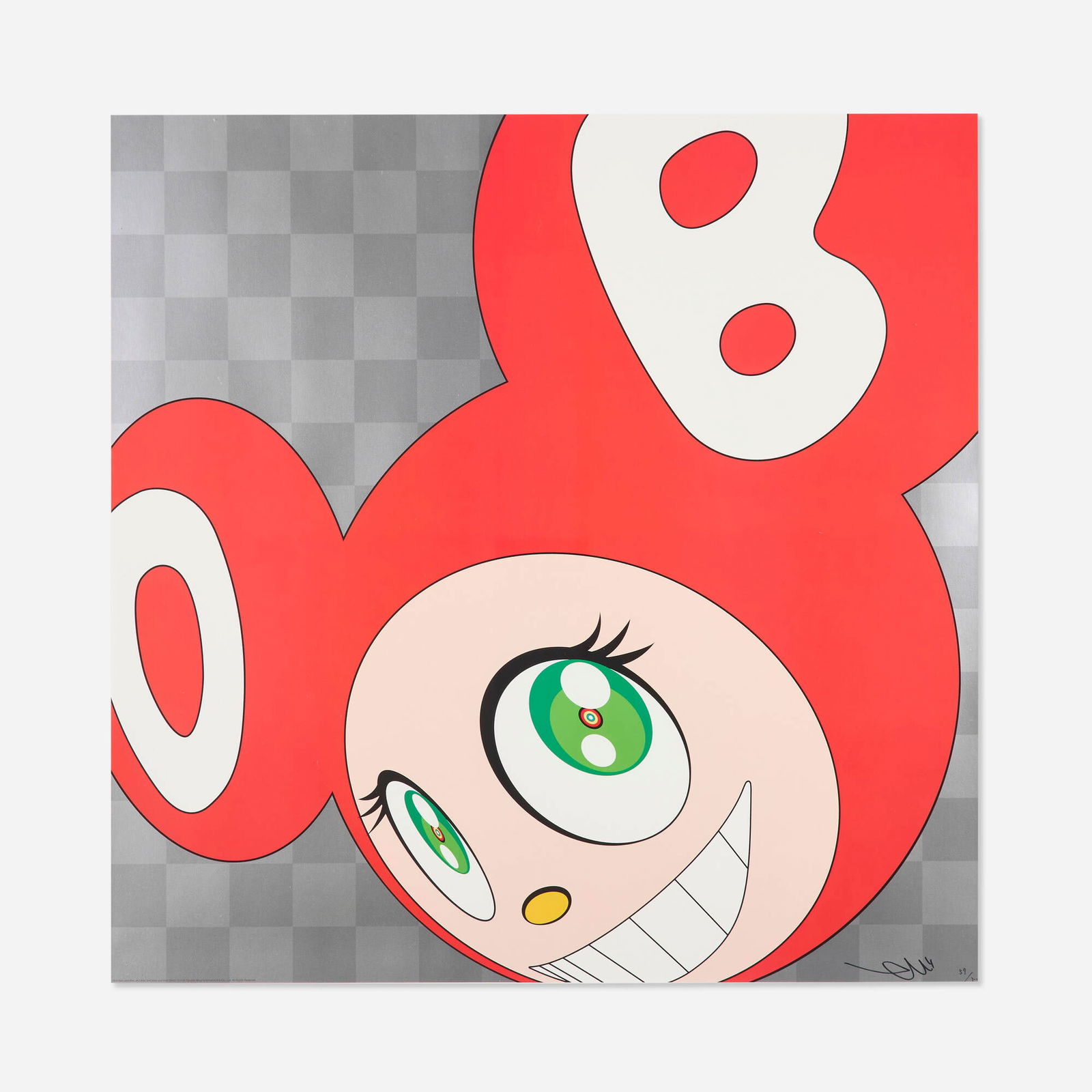 Takashi Murakami, And then and then and then and then and then (Red) (1 of 4)