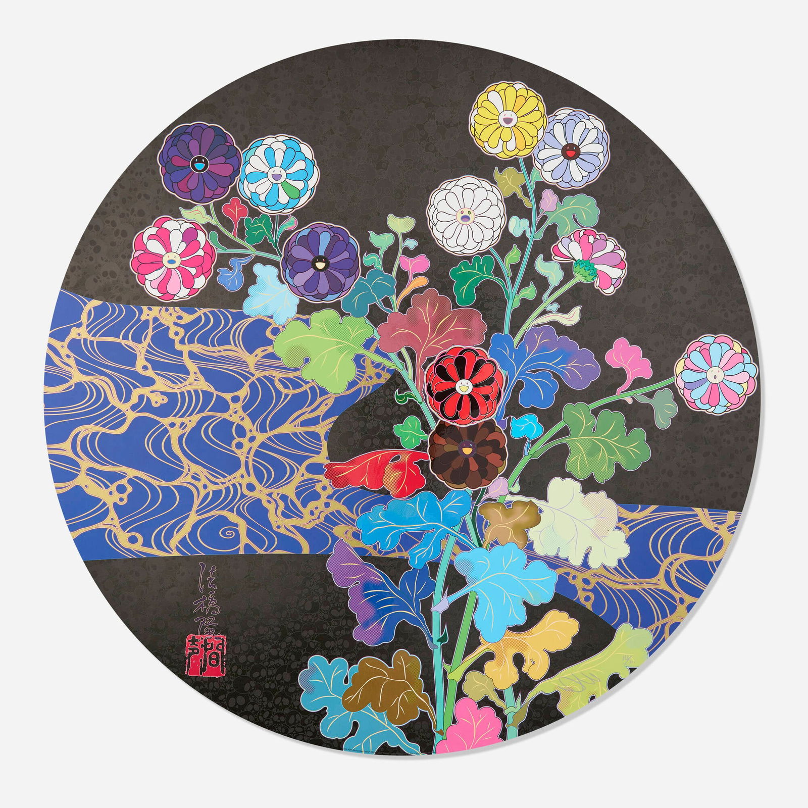 Takashi Murakami, Kyoto Korin Mononoke Flower (1 of 3)
