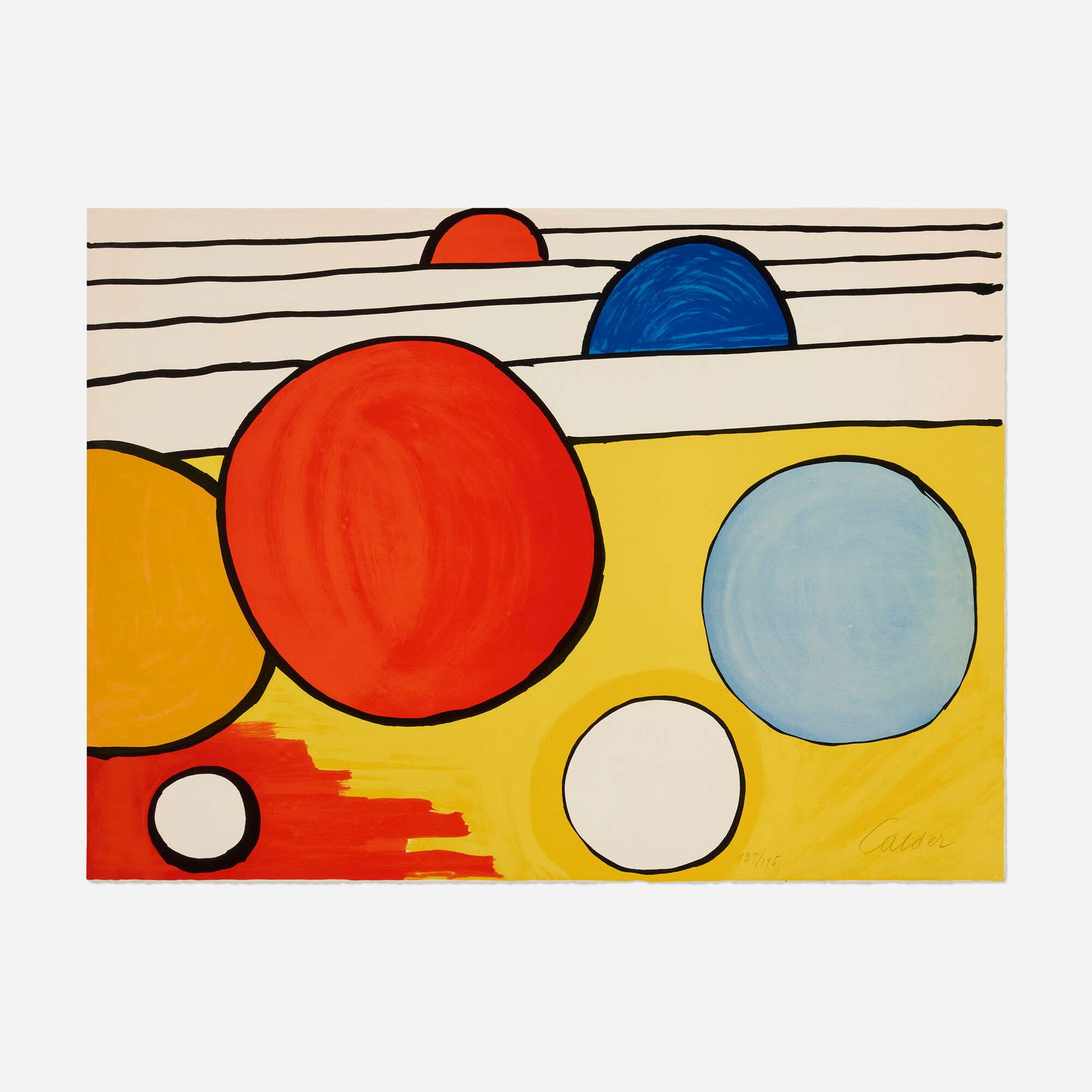 Alexander Calder, Black Lines (from the Our Unfinished Revolution portfolio) (1 of 3)