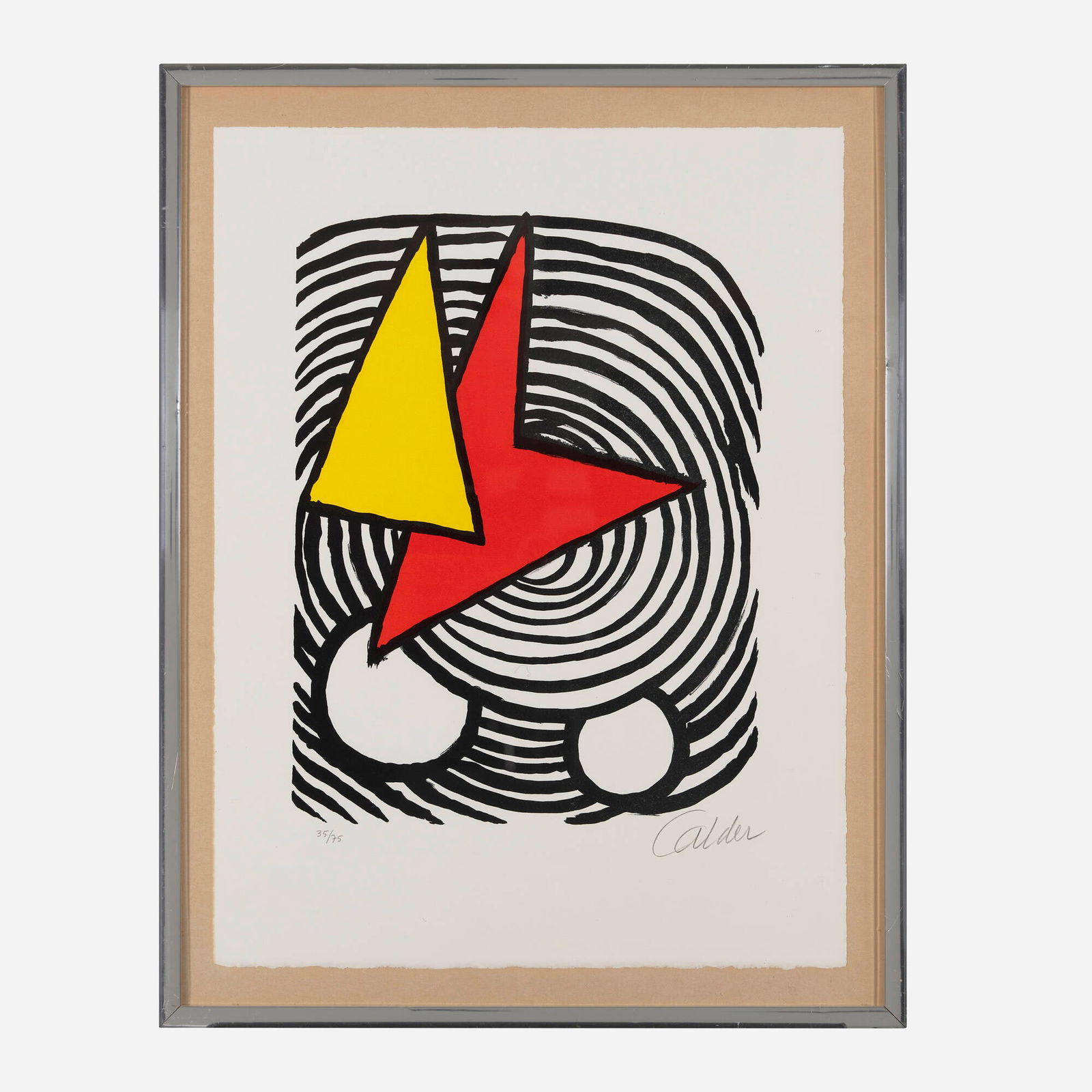 Alexander Calder, Triangle et quadrilatere - 2