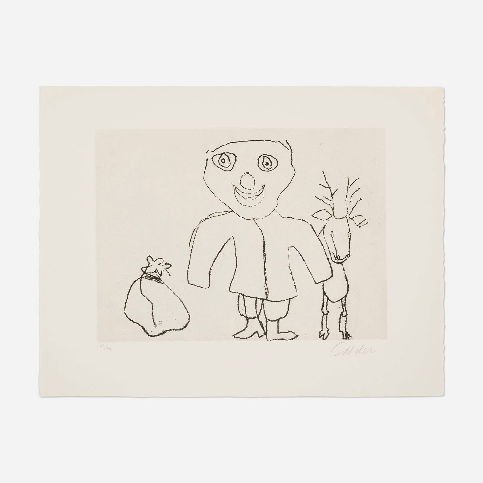 Alexander Calder, Untitled (Santa Claus II) (1 of 3)