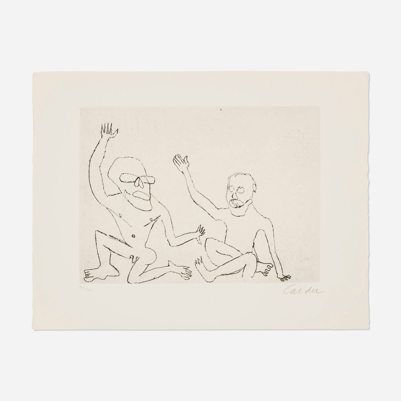 Alexander Calder, Untitled (Santa Claus V) (1 of 3)