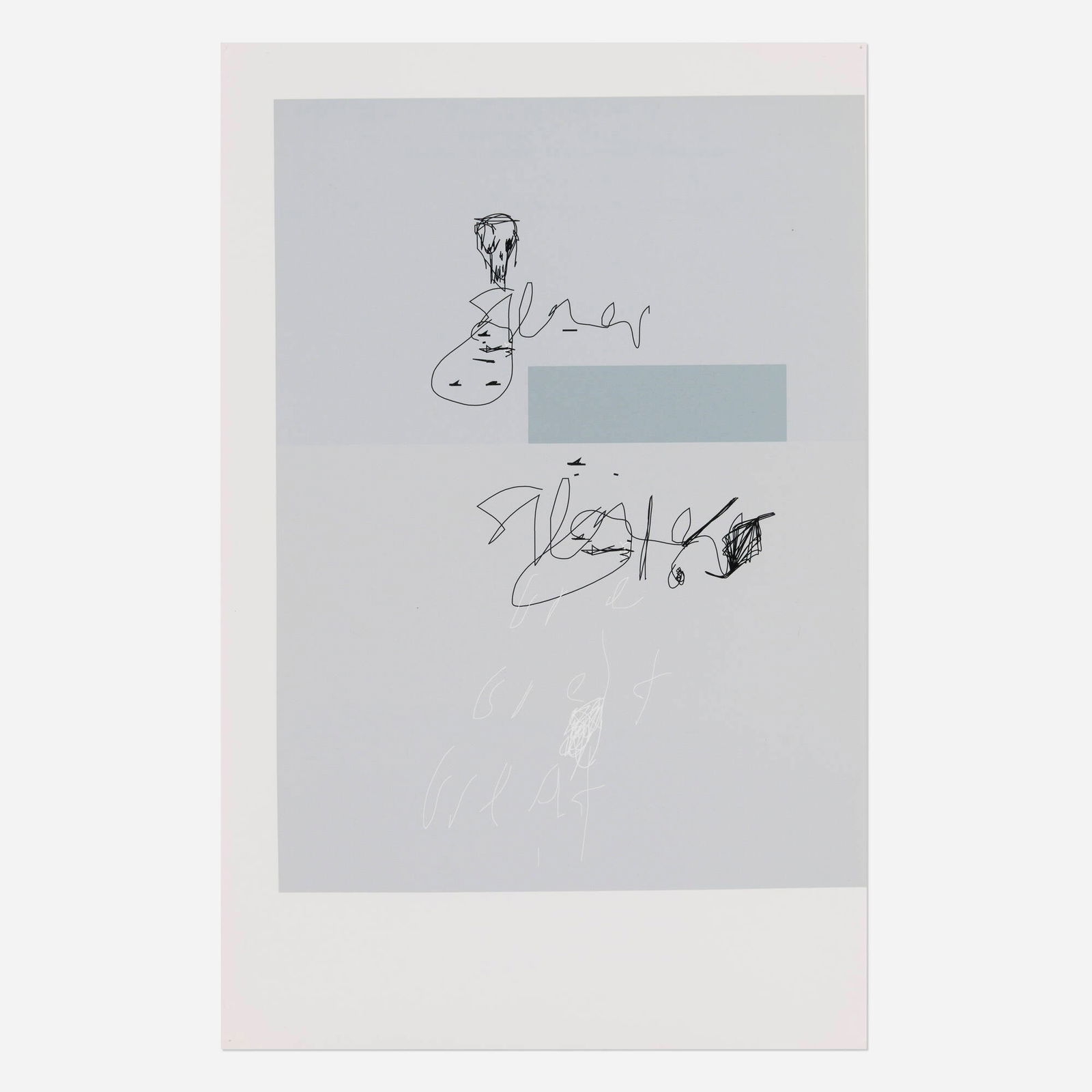 Jeff Elrod, Untitled: Jeff Elrod Untitled 2001 digital pigment print image: 13.375 h x 10 w in (34 x 25 cm) sheet: 17 h x 11 w in (43 x 28 cm) Signed and dated to verso 'NYC Jeff Elrod 2001'. This work will ship from