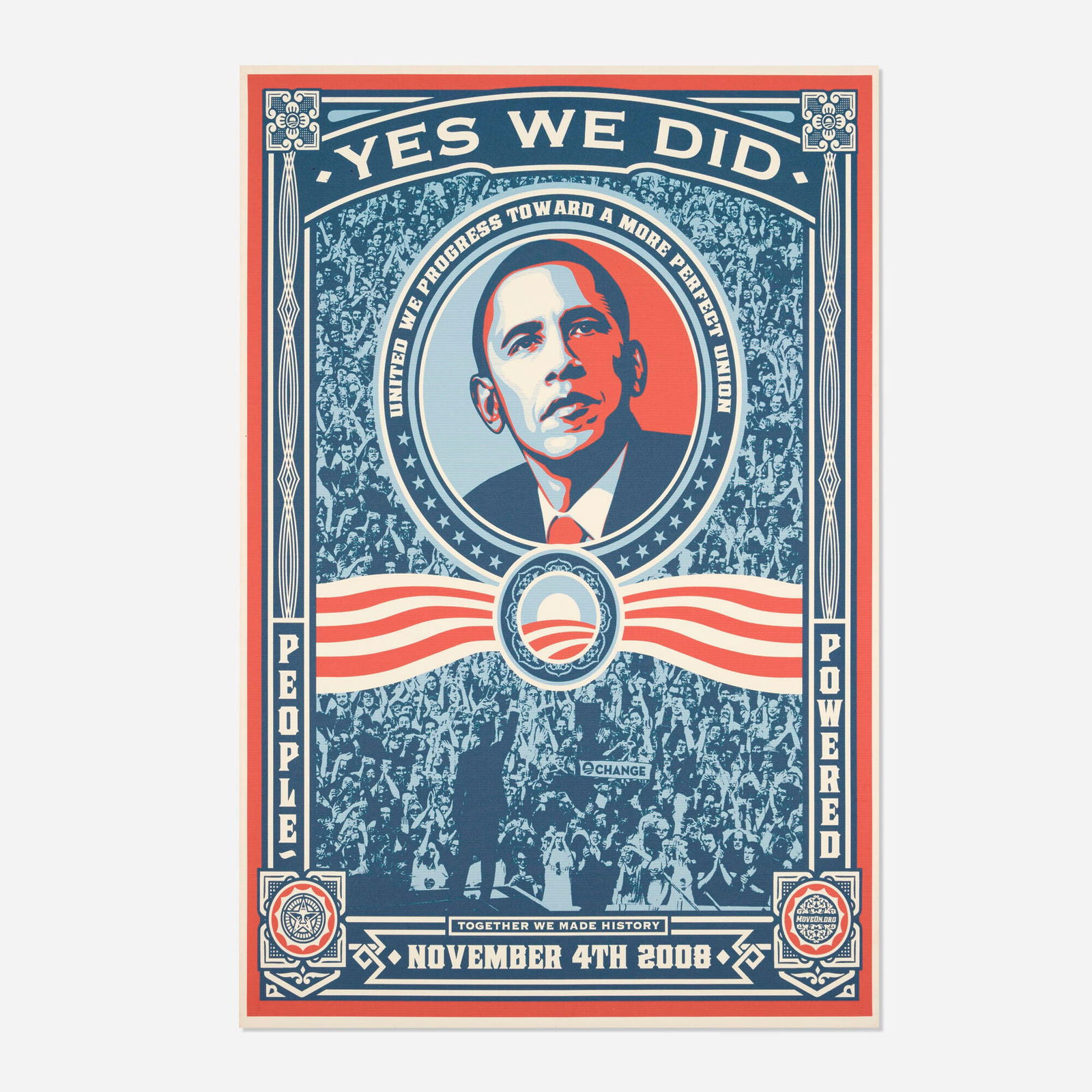 Shepard Fairey, Yes We Did! (1 of 2)