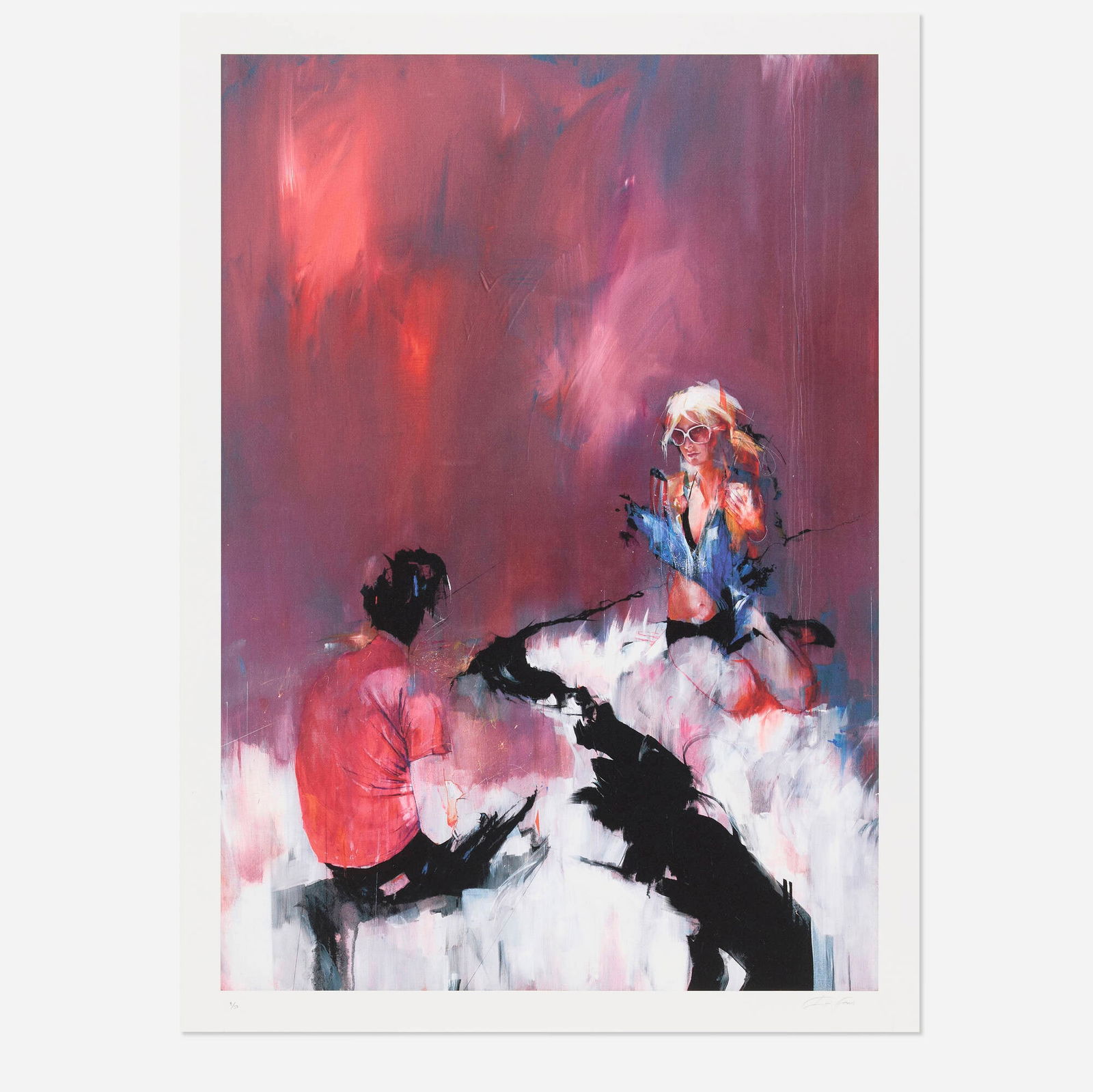 Ian Francis, Paris Hilton: Alas My Love! For We Are Separated By A Dark River! Paris Hilton's Lover:: Ian Francis Paris Hilton: Alas My Love! For We Are Separated By A Dark River! Paris Hilton's Lover: If I Were You, I'd Probably Do The Same Things You Do 2008 archival pigment print on Somerset