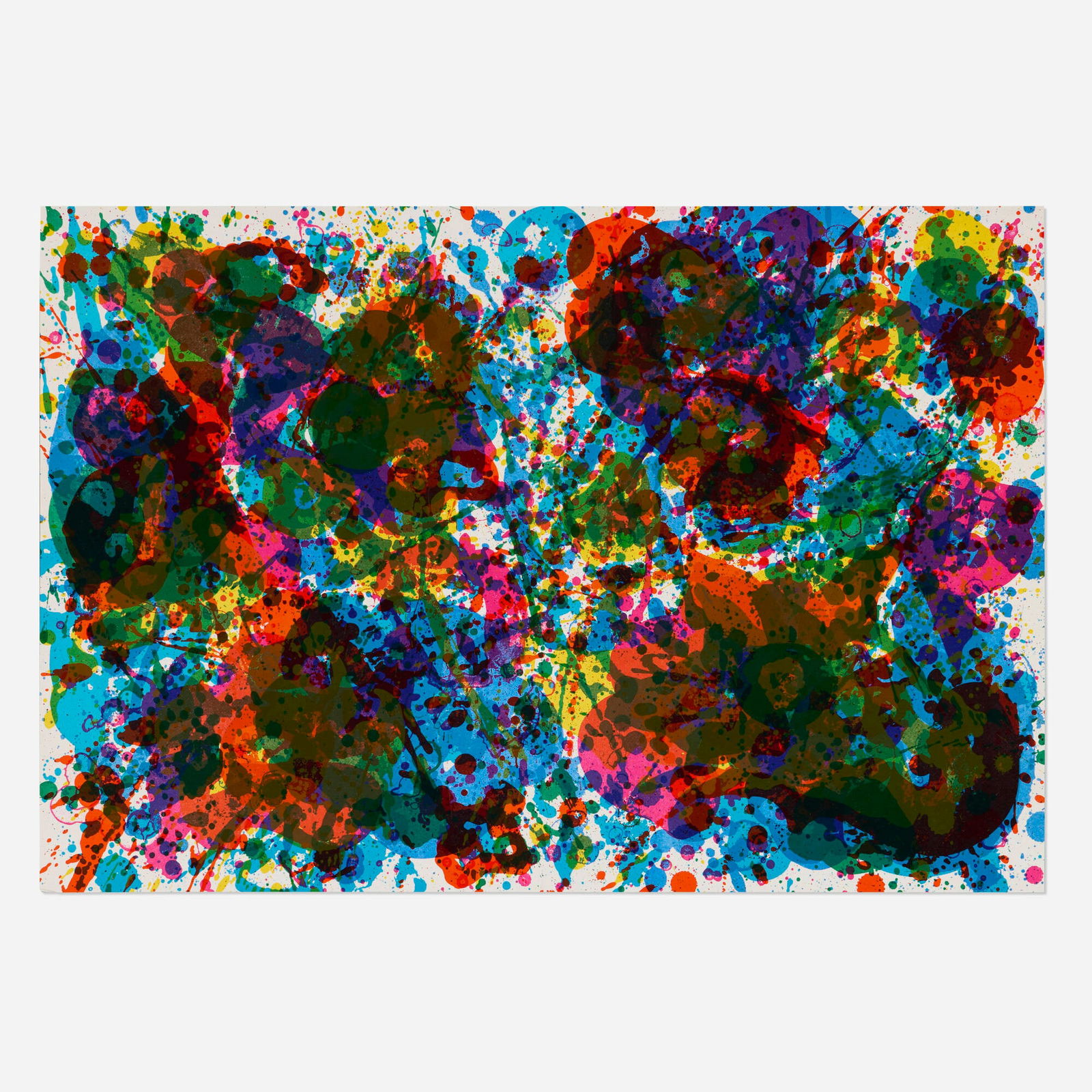 Sam Francis, Untitled (from the Fresh Air School portfolio) (1 of 2)