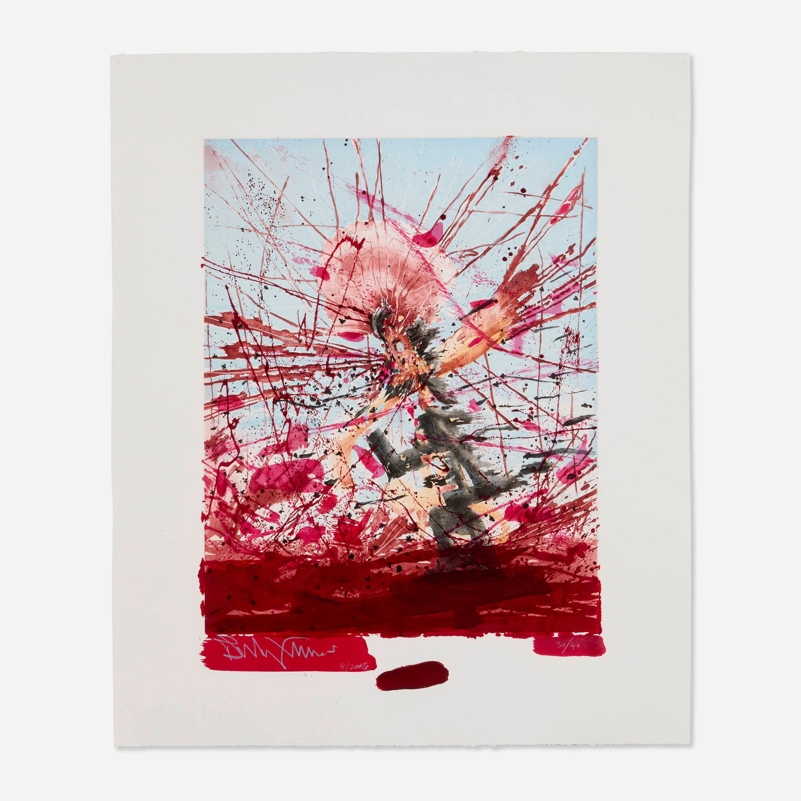 Barnaby Furnas, Boogie Man: Barnaby Furnas Boogie Man 2006 etching and aquatint in colors with monoprint image: 18 h x 14 w in (46 x 36 cm) sheet: 24.75 h x 20.5 w in (63 x 52 cm) Signed, dated and numbered to lower edge