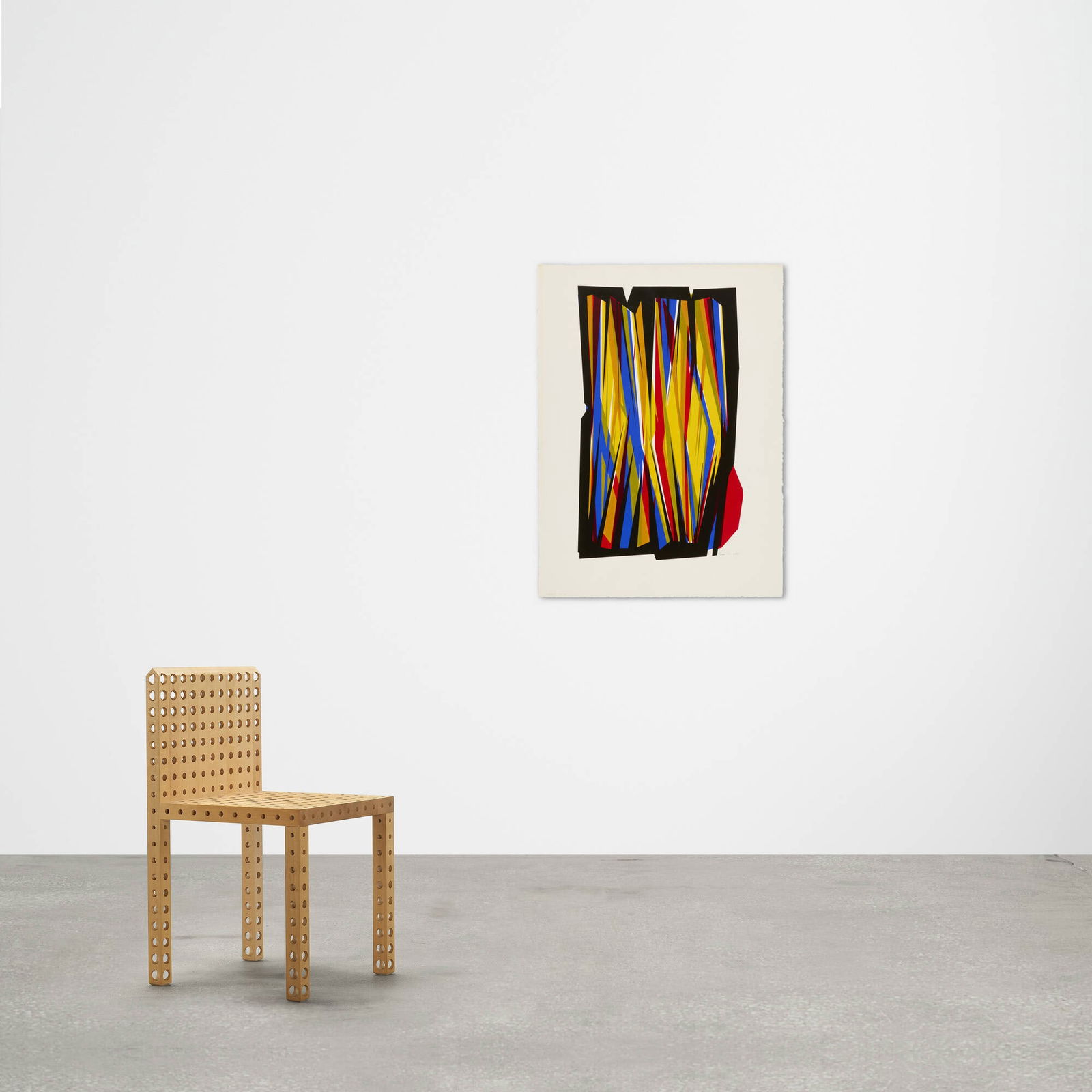 William Gear, Caged Stripes - 2