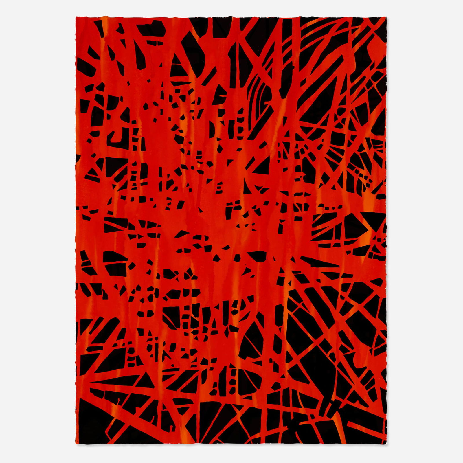 Peter Hildebrand, Weeping Willow (from the Twoandthreezeros: Exit Art portfolio): Peter Hildebrand Weeping Willow (from the Twoandthreezeros: Exit Art portfolio) 2000-01 screenprint in colors on hand-painted Coventry rag 30 h x 22 w in (76 x 56 cm) Signed, titled, dated and