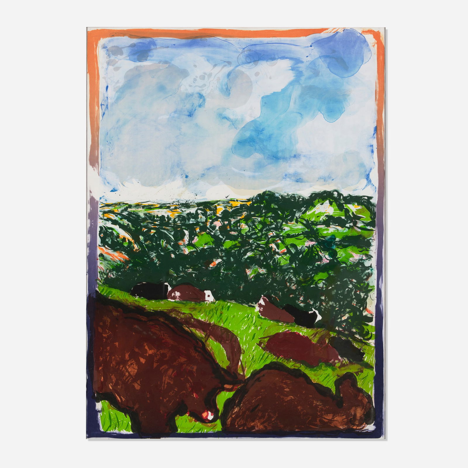 Malcolm Morley, Devonshire Bullocks (1 of 3)