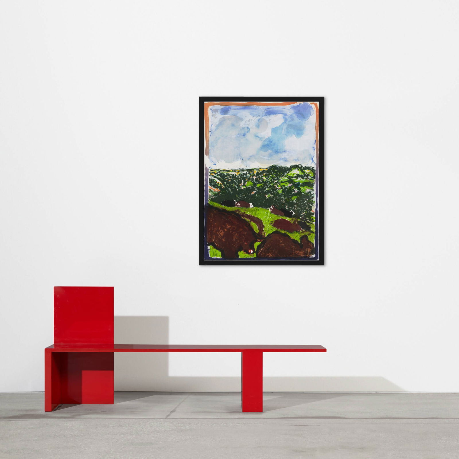 Malcolm Morley, Devonshire Bullocks - 3