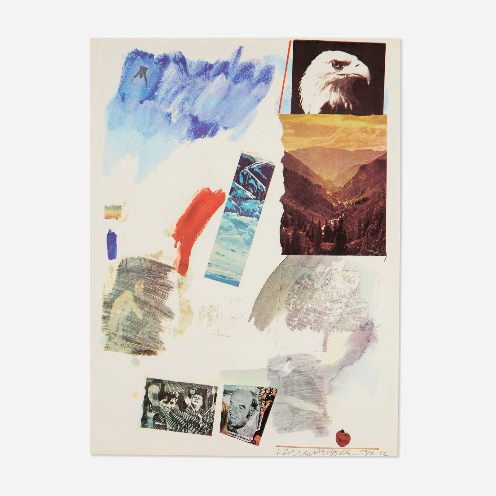 Robert Rauschenberg, Untitled (McGovern) (1 of 3)