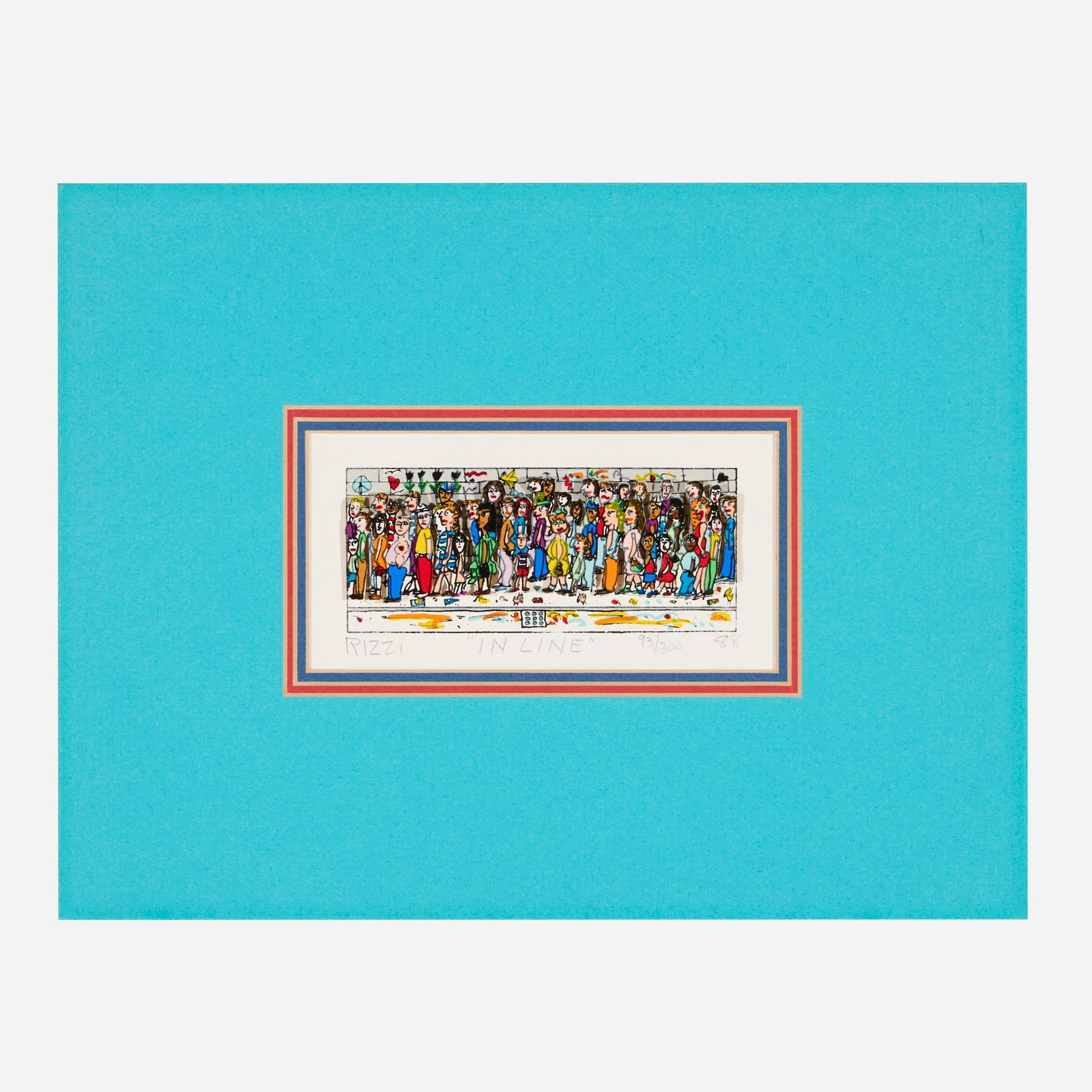 James Rizzi, In Line - 2