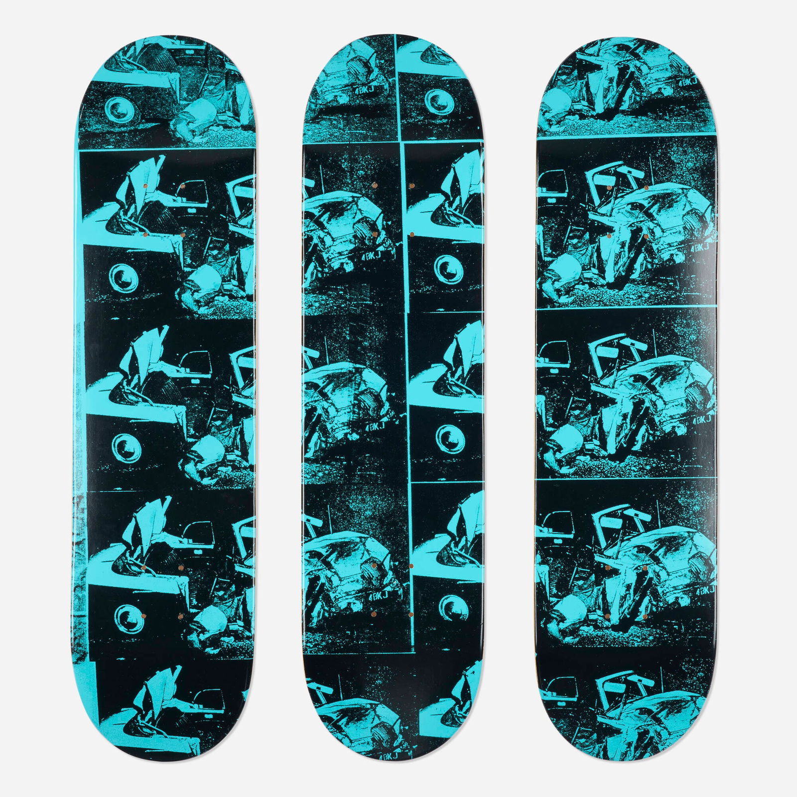 After Andy Warhol, The Car Crash (triptych) (1 of 2)