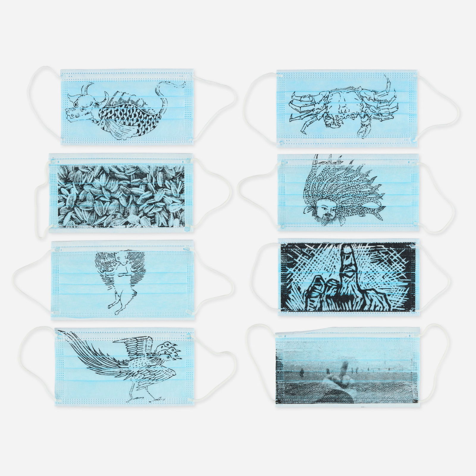 Ai Weiwei, Ai Weiwei MASK (eight works) (1 of 1)