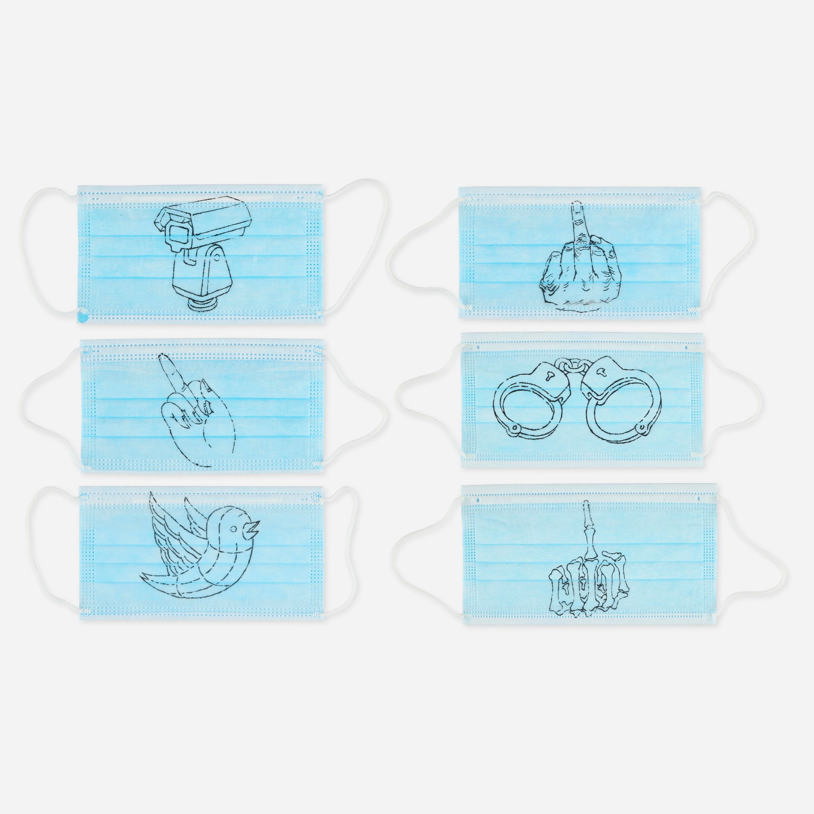 Ai Weiwei, Ai Weiwei MASK (six works) (1 of 1)