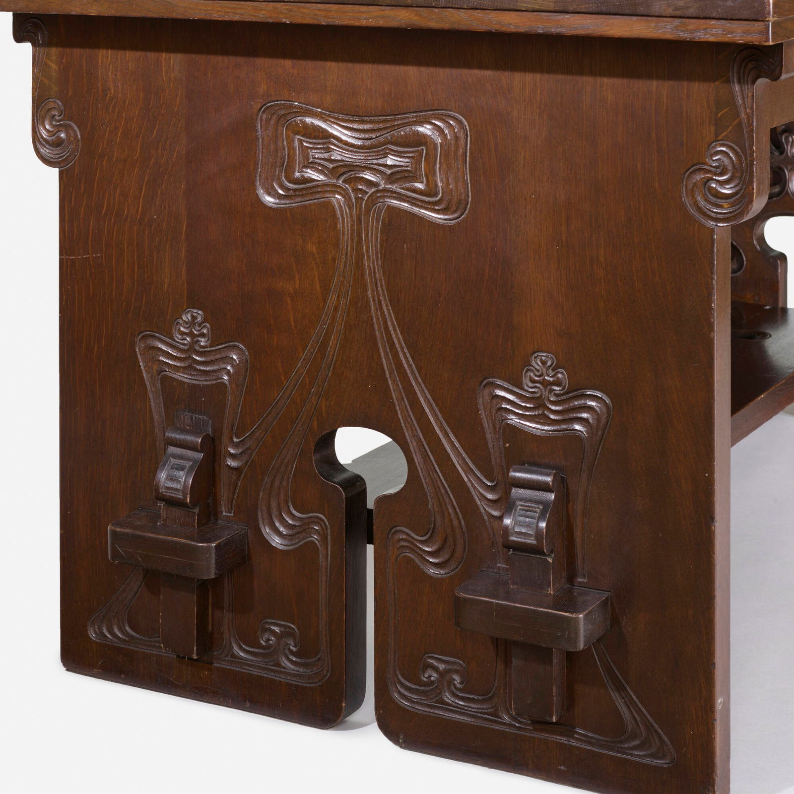 Charles Rohlfs, Important library table - 4