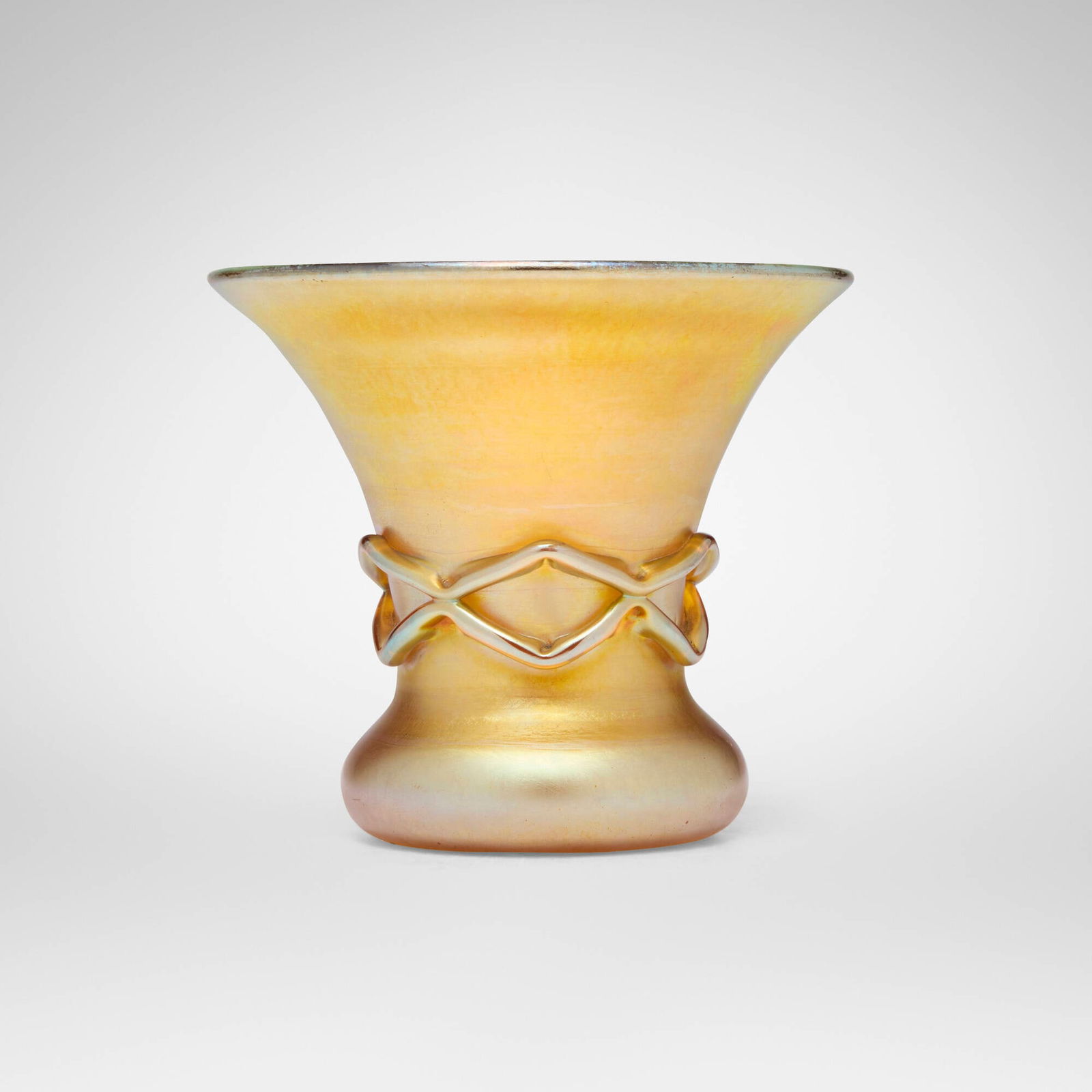Tiffany Studios, Vase with applied decoration (1 of 4)