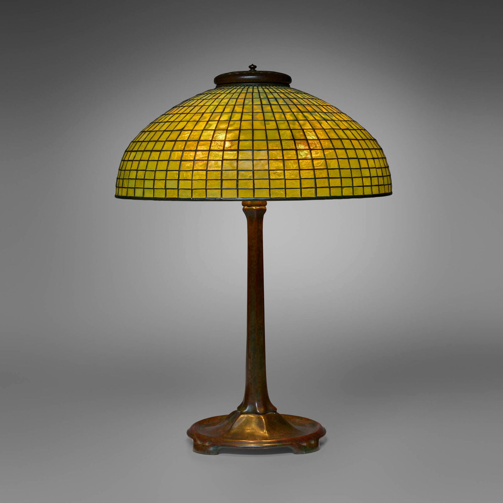 Tiffany Studios, Geometric table lamp (1 of 7)