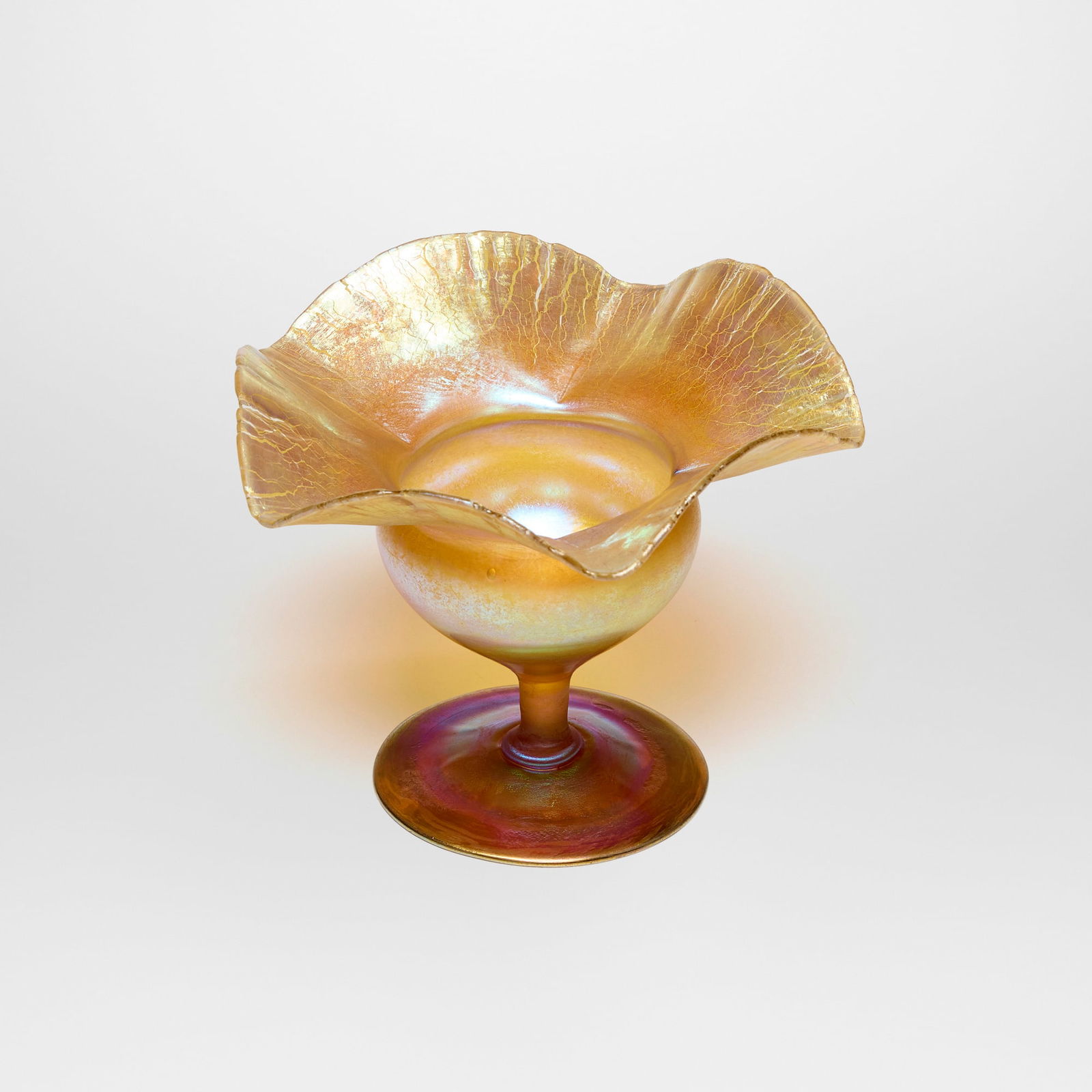 Tiffany Studios, Ruffled vase - 2