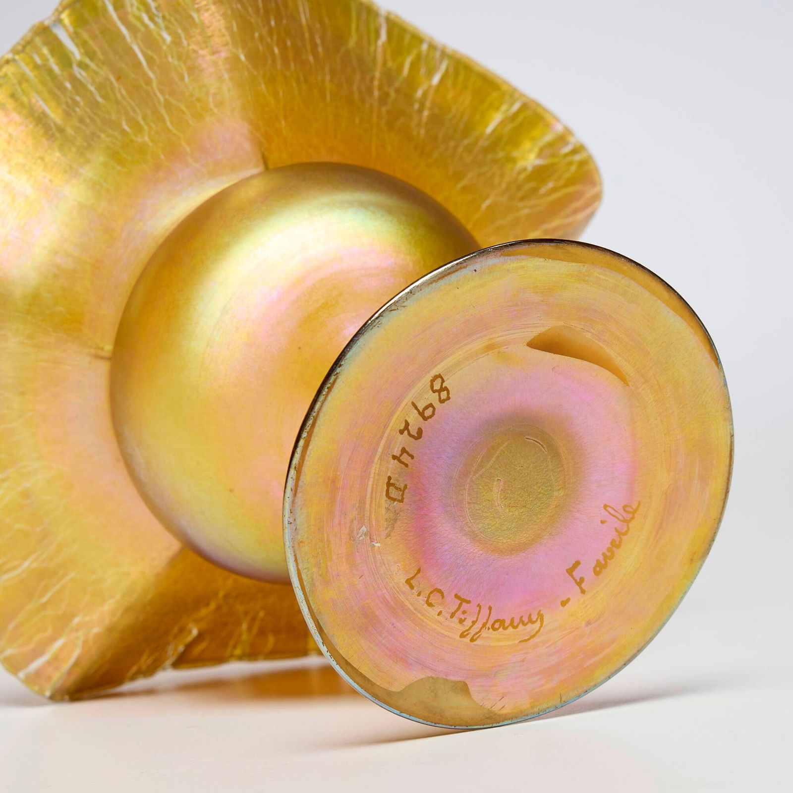 Tiffany Studios, Ruffled vase - 4