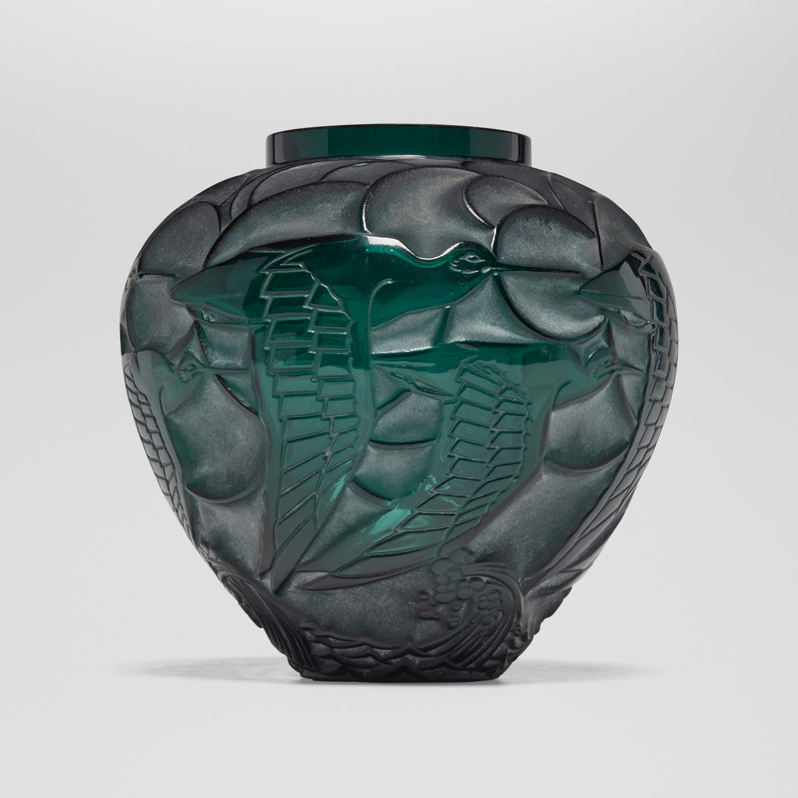 Rene Lalique, Courlis vase (1 of 4)
