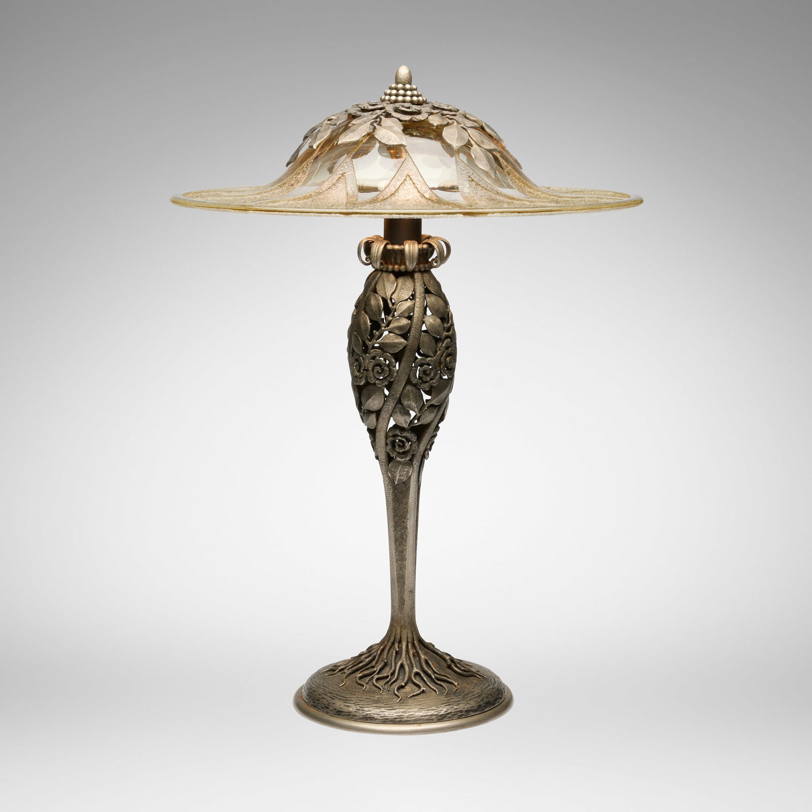 Daum and Louis Katona, Art Deco table lamp (1 of 7)