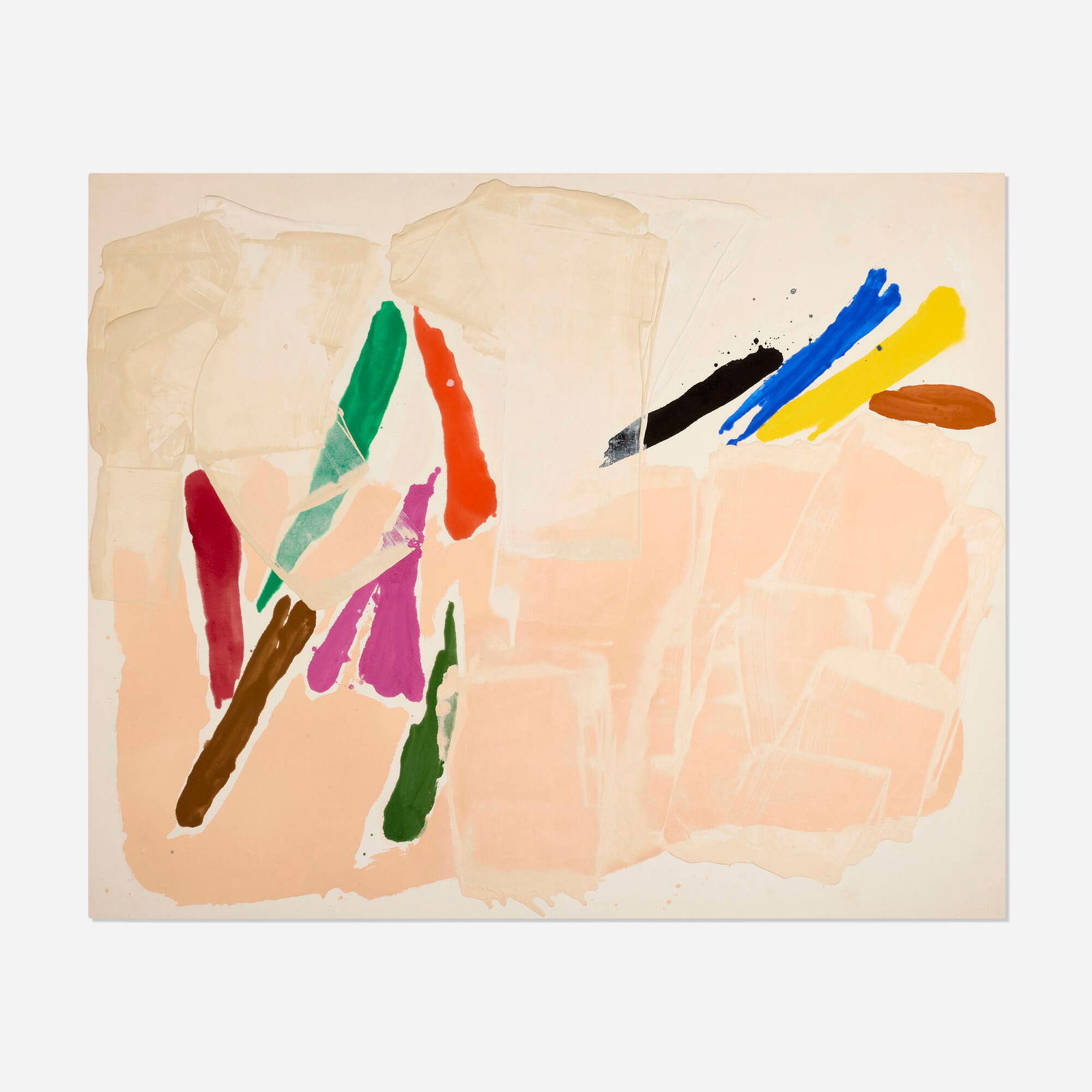 Kikuo Saito, Silver After: Kikuo Saito Silver After 1977 acrylic on canvas 66 h x 81 w in (168 x 206 cm) Signed, titled and dated to verso 'Silver After Kikuo Saito 1977'. Provenance: Stephen Haller Fine Art, New York |