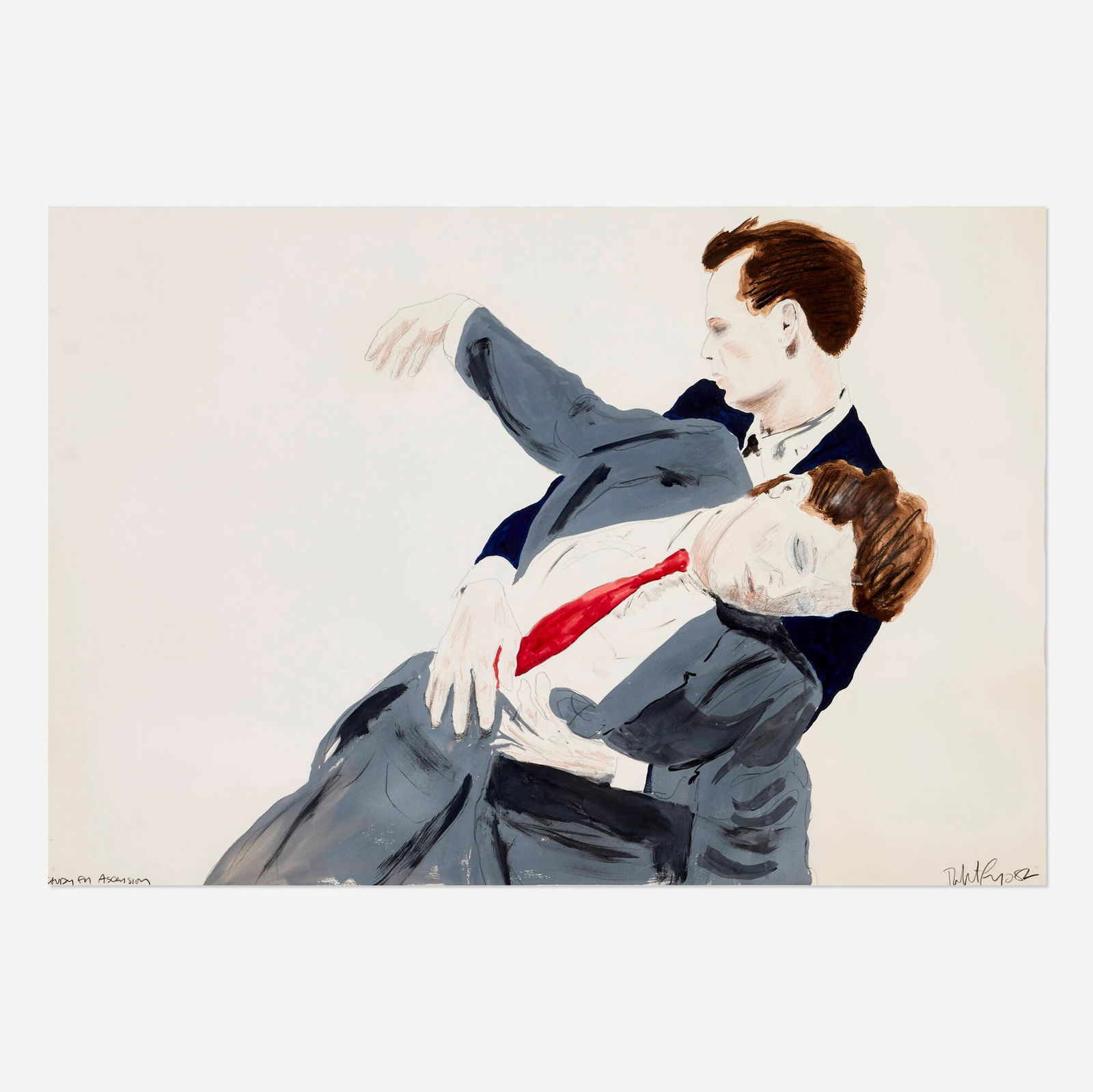 Robert Longo, Study for Ascension (1 of 4)