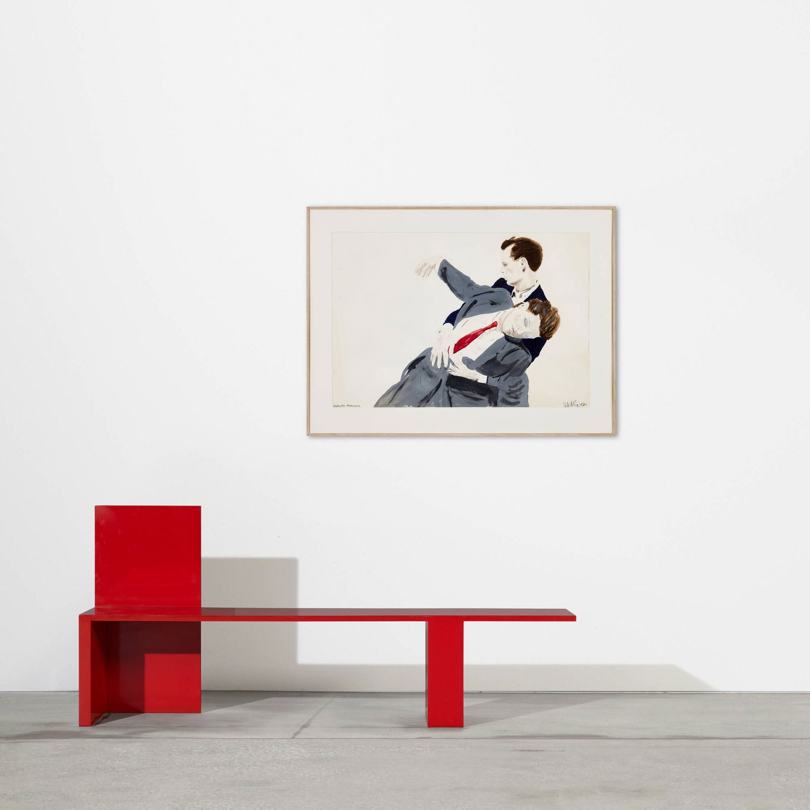 Robert Longo, Study for Ascension - 4