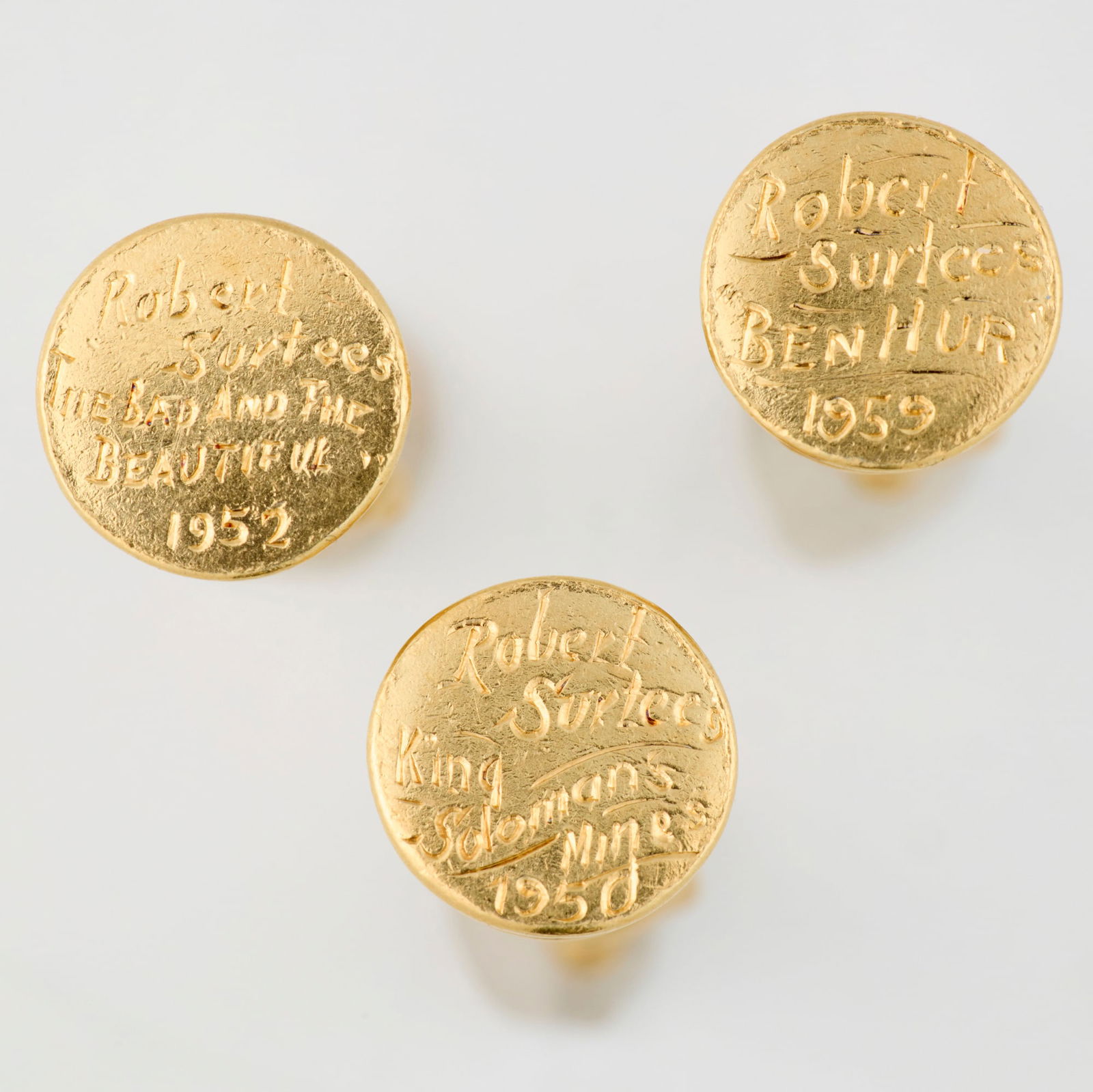 Three gold charms - 3