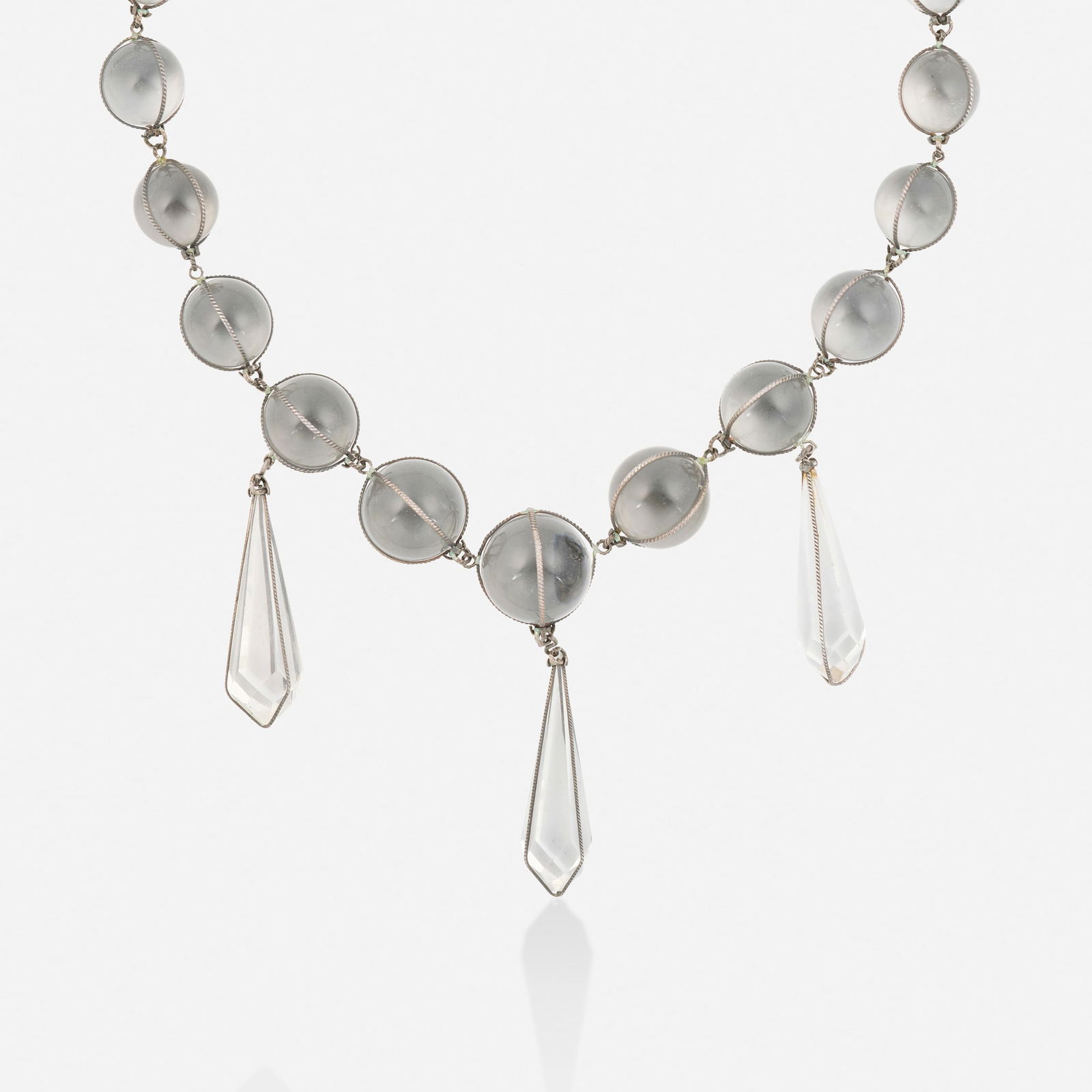 Rock crystal necklace (1 of 2)