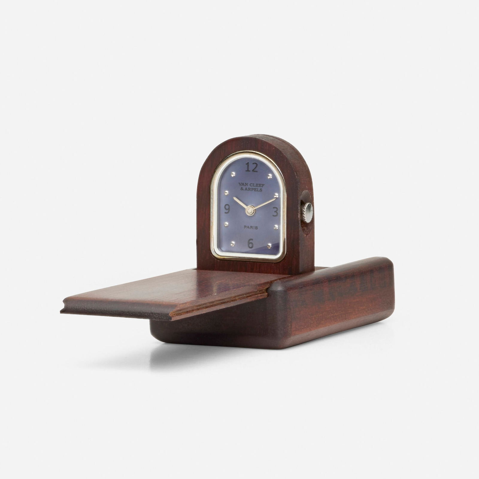 Van Cleef & Arpels, 'Domino' travel clock: Van Cleef & Arpels 'Domino' travel clock Please note this work contains materials that may be either protected or regulated and will require authorization from the U.S. Fish and Wildlife Service (FWS)